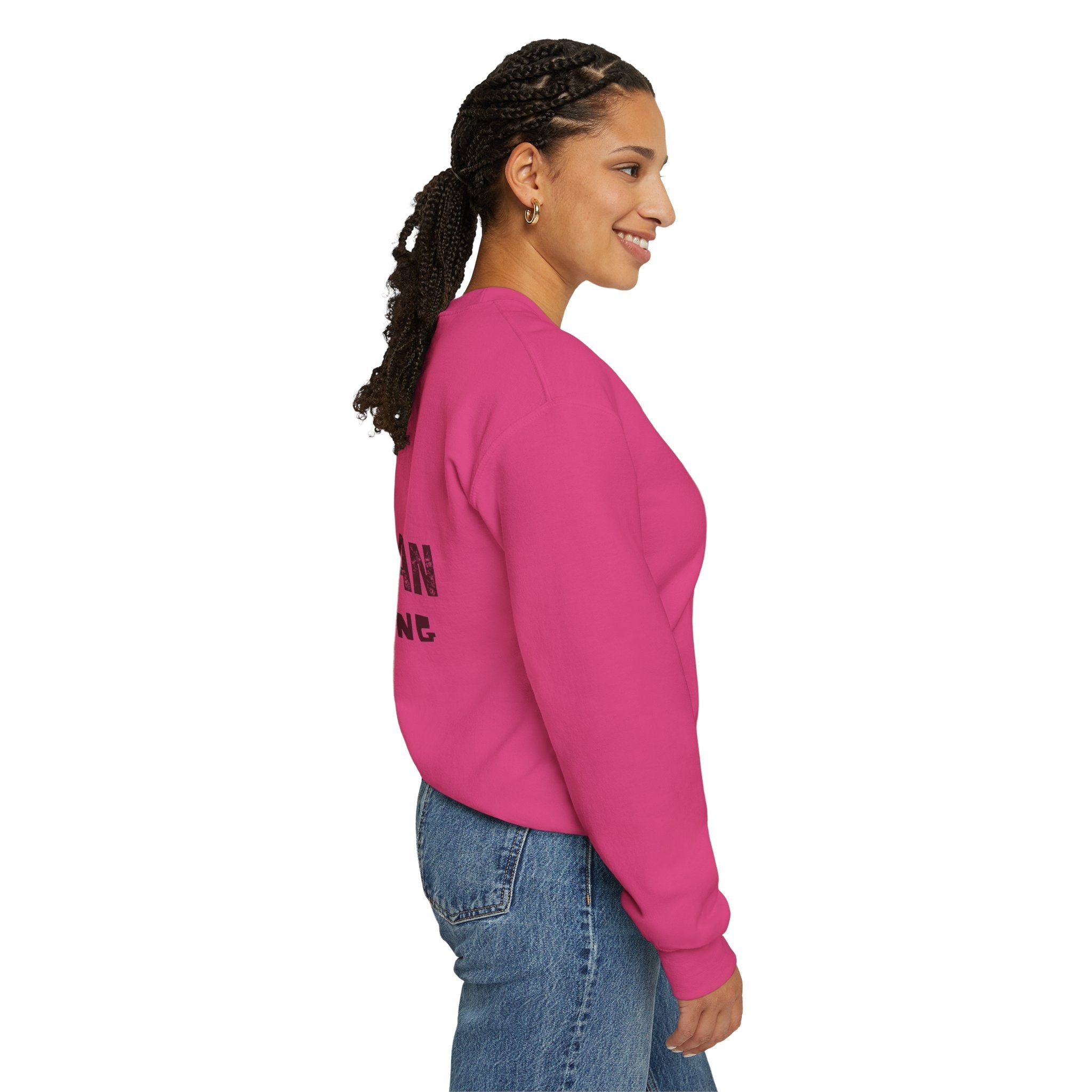 Theologian in Training Sweatshirt – Open Bible & Cross Christian Sweatshirt for Faithful Growth Printify