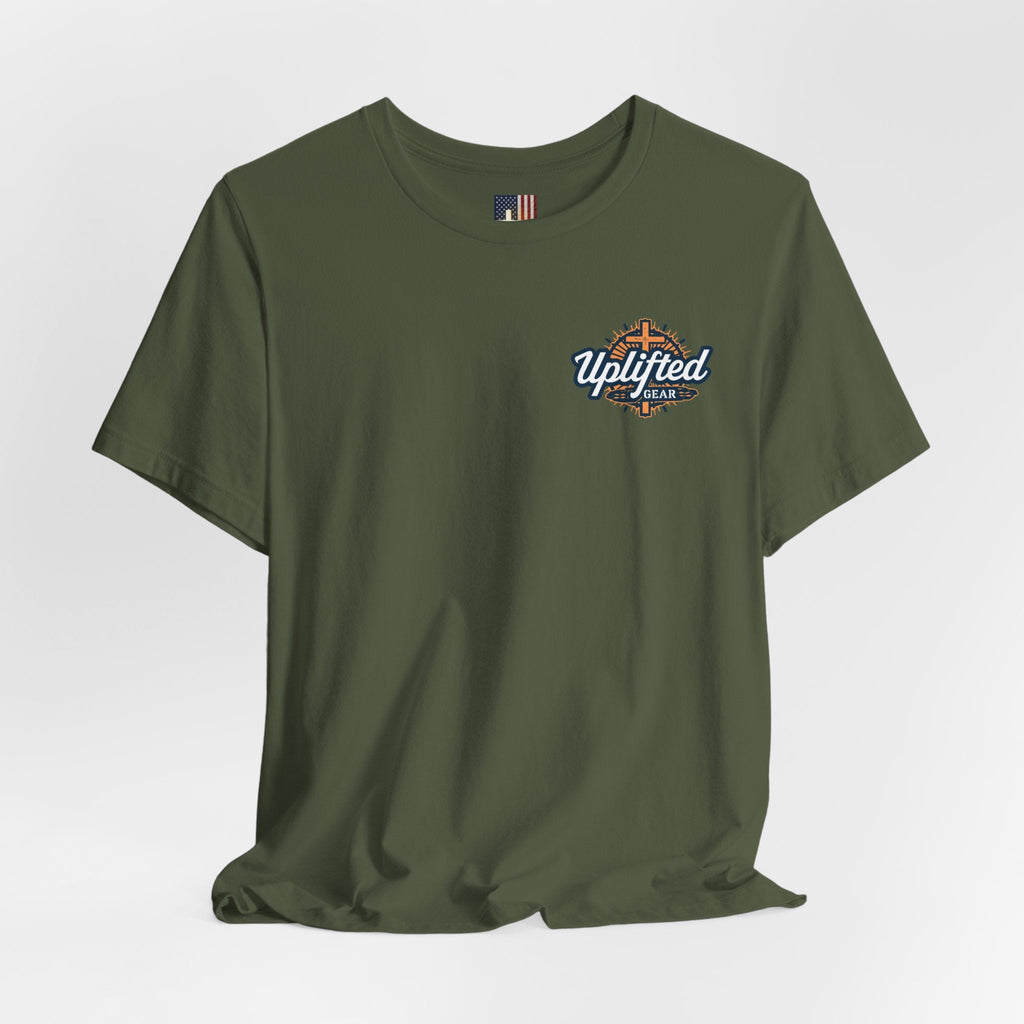 MAGA Gold Letter T-Shirt — "Make America Great Again" Printify