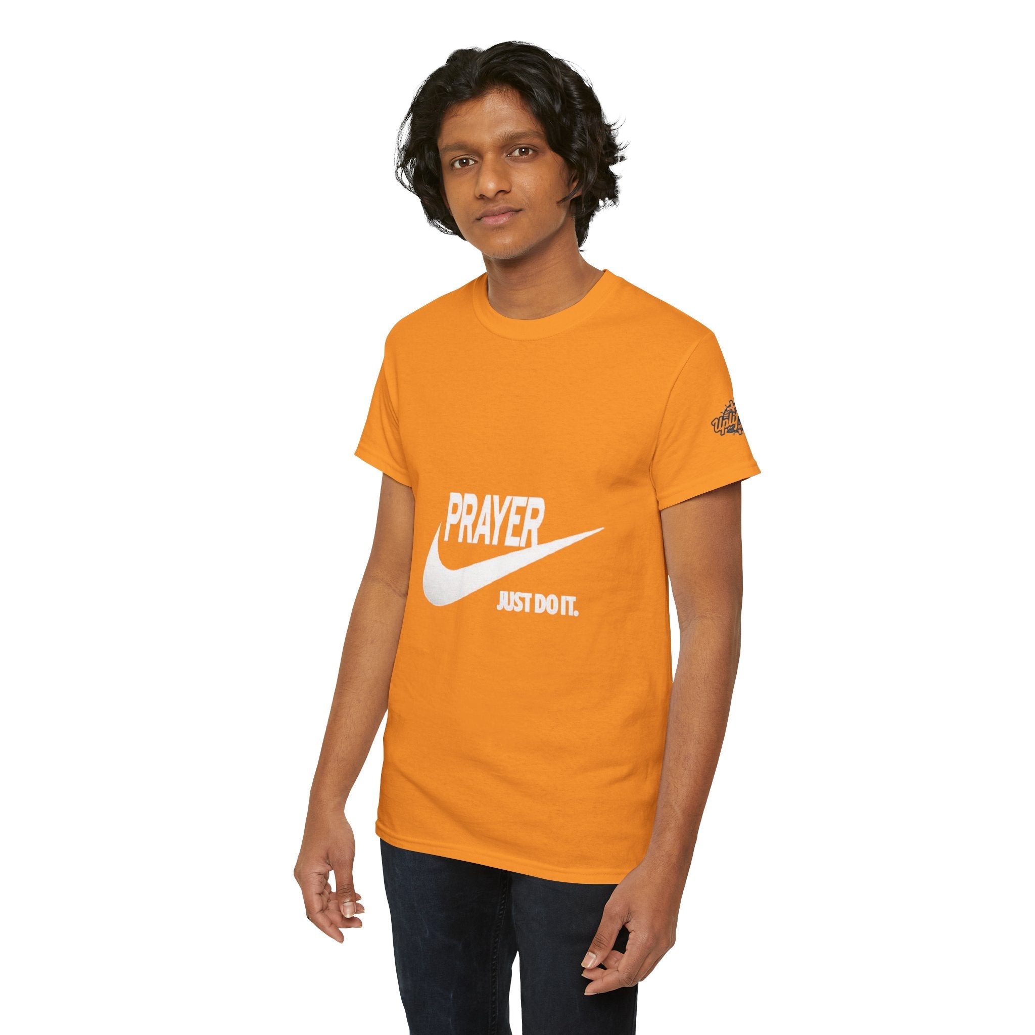 Prayer Just Do It T-shirt - Funny Christian Nike Parody T-shirt - Faith Gear Printify