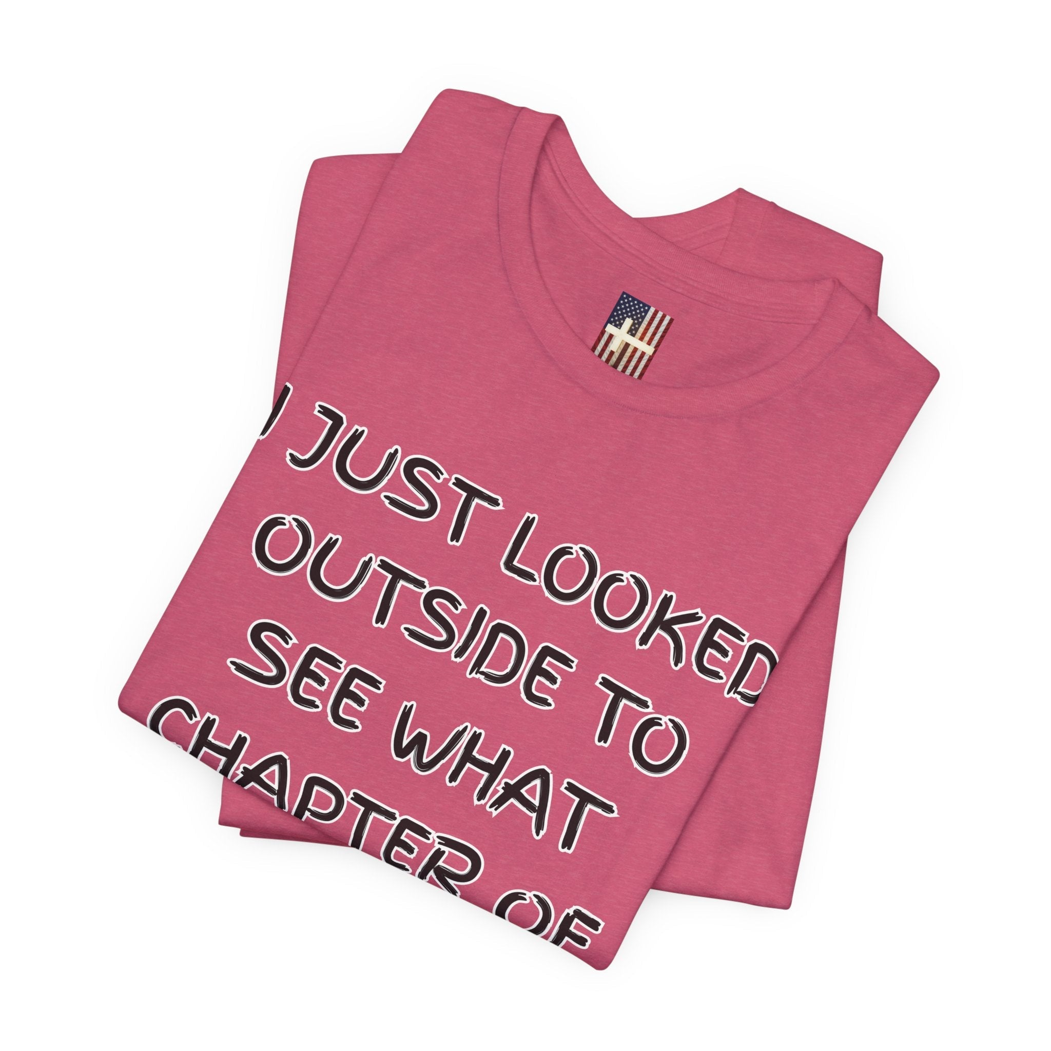 What Chapter of Revelation T-shirt – I Looked Outside My Window Christian T-shirt for End Times Humor & Faith Printify