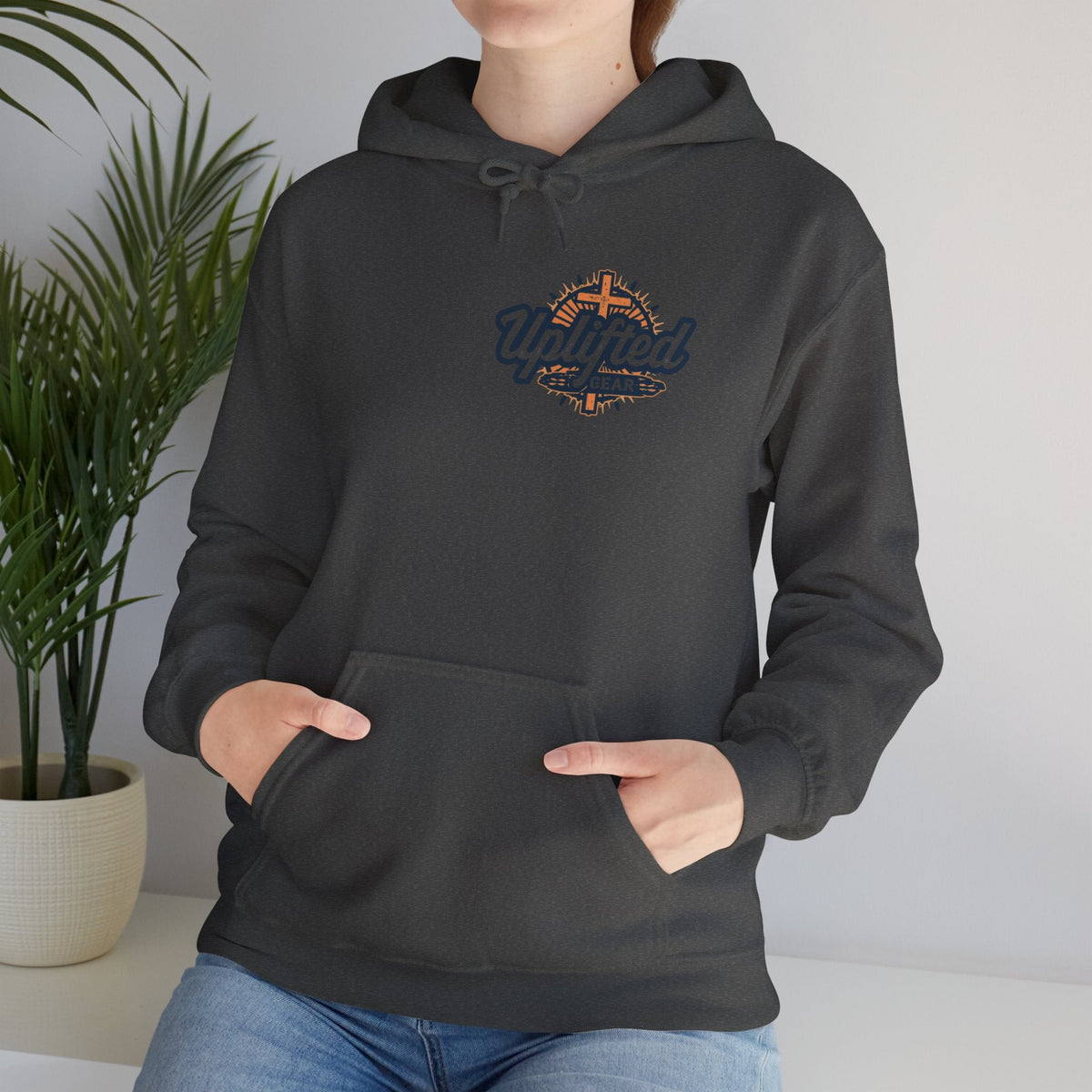 Bible Verse Unisex Heavy Blend™ Hooded Sweatshirt - Isaiah 41 : 10 Printify