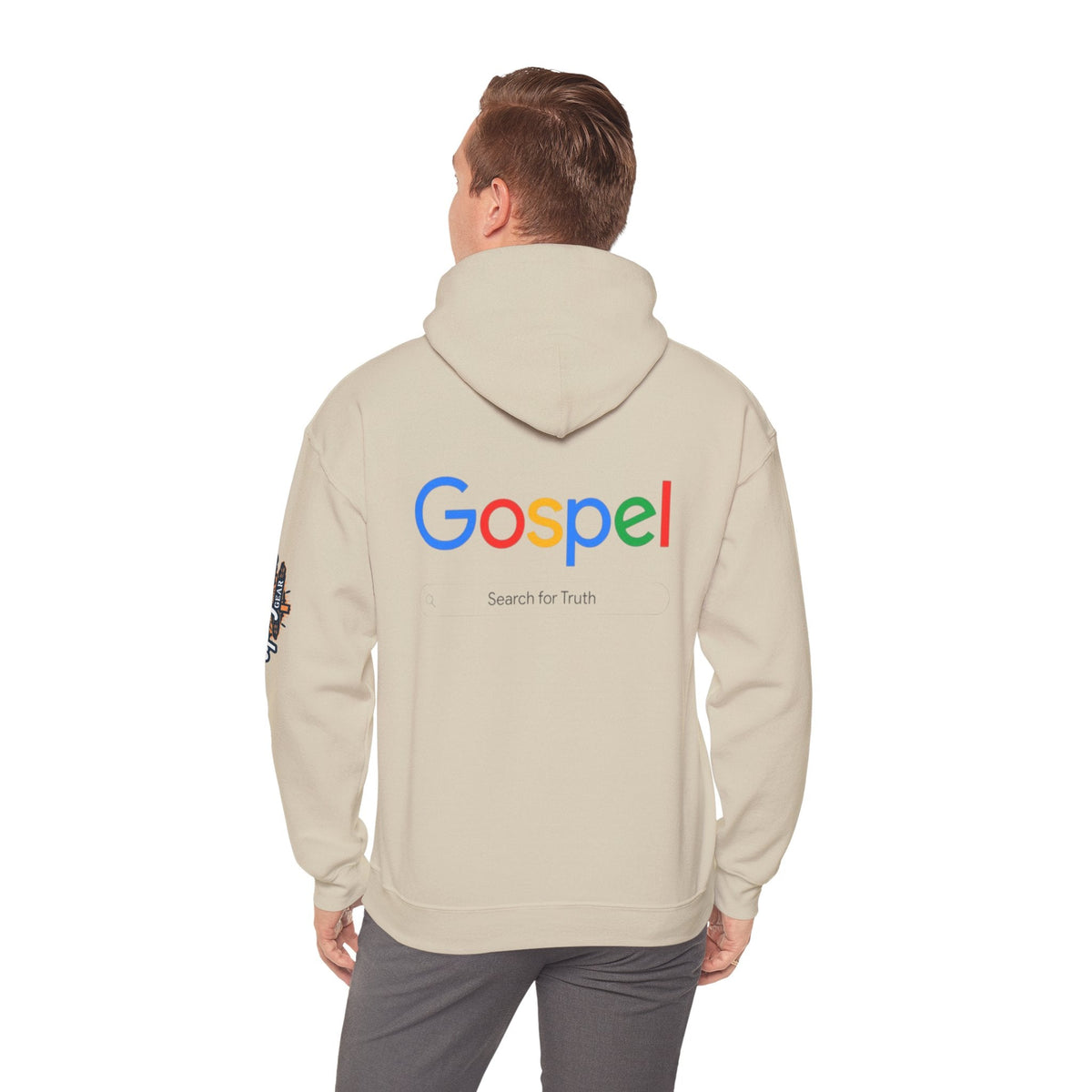 Gospel Hoodie — "Search for Truth" Christian Faith Pullover Printify