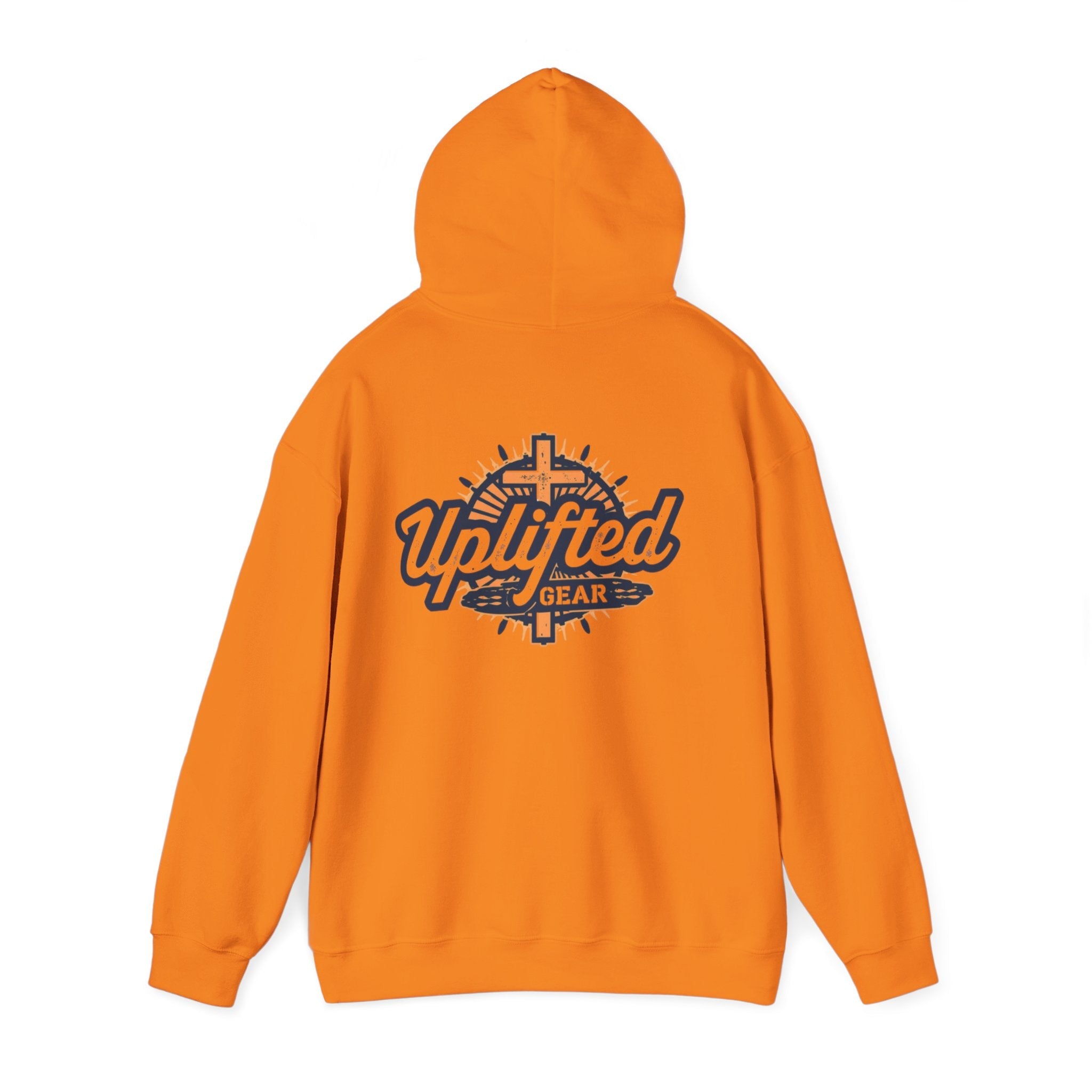Uplifted Gear Christian Hoodie – Bold Logo Faith Hoodie for Inspired Living Printify