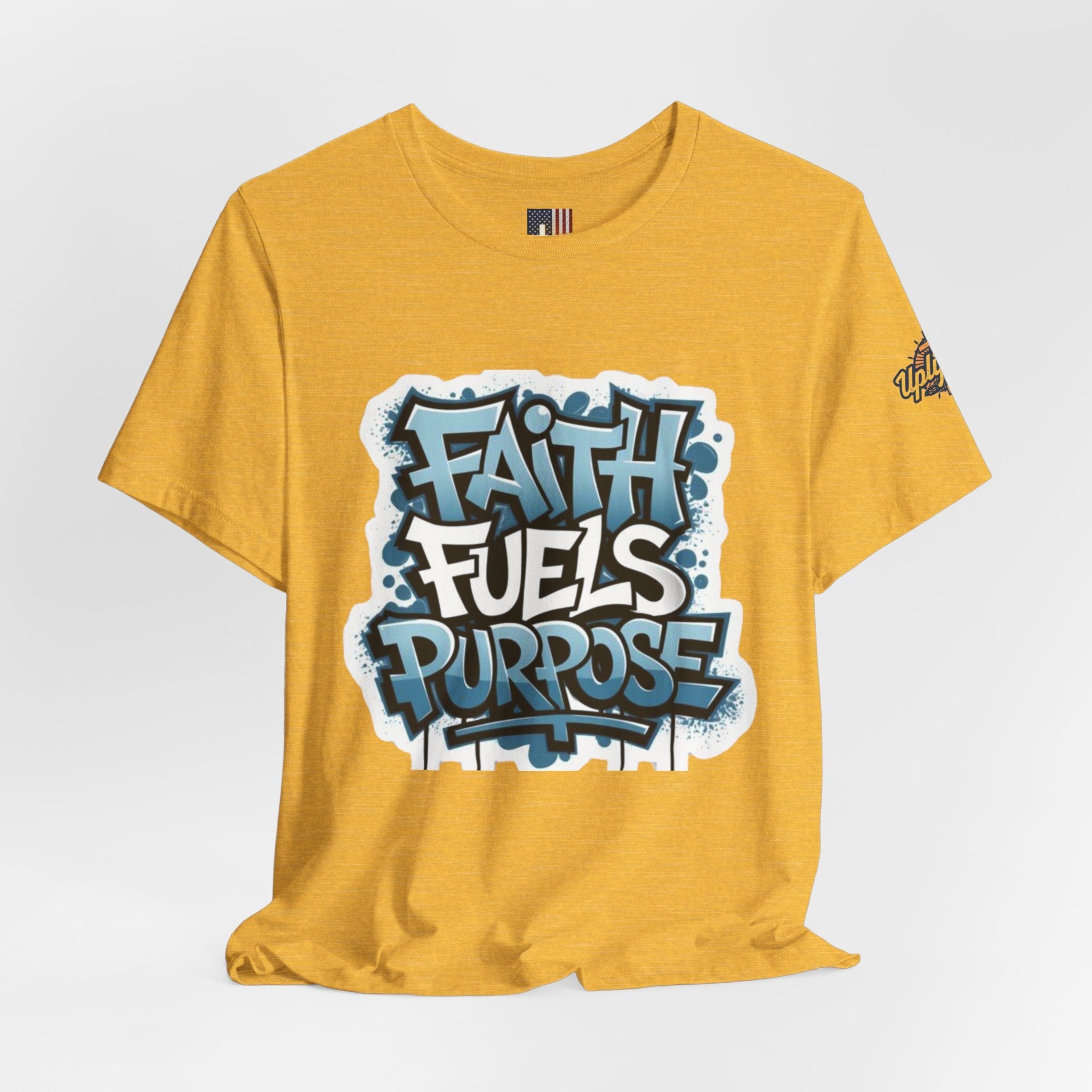 Faith Fuels Purpose T-shirt – Inspirational Christian T-shirt for Divine Drive & Unstoppable Belief Printify