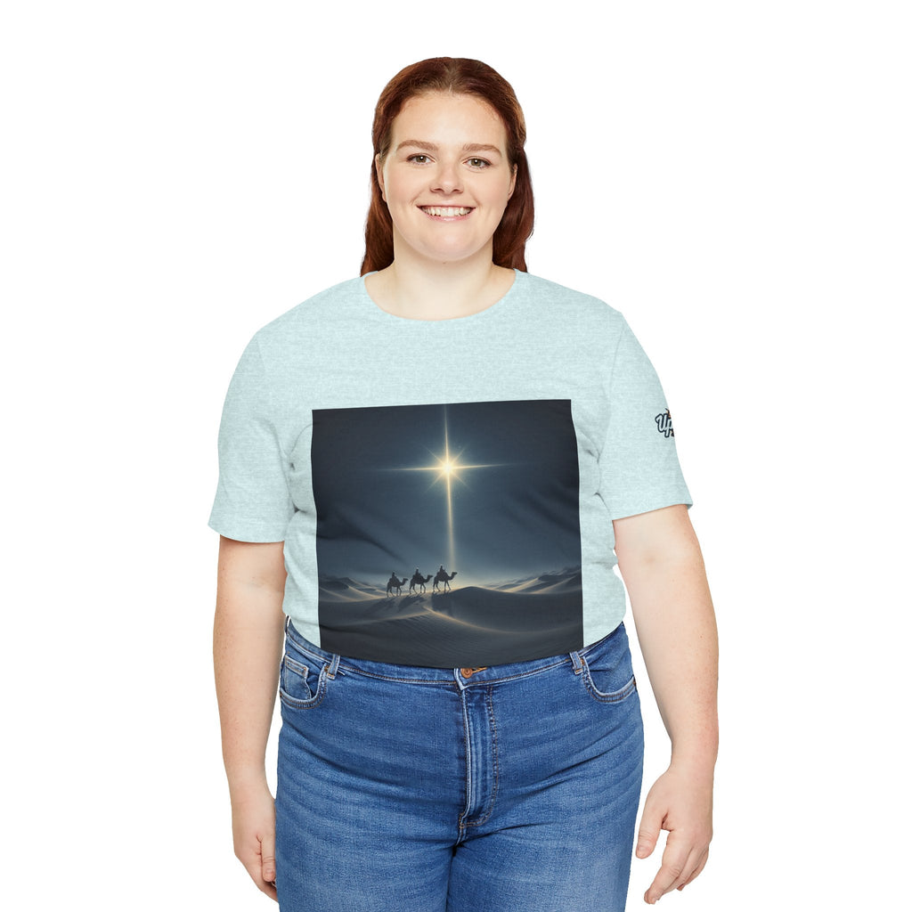 3 Wise Men T-shirt – Magi Camels Nativity Journey Christian Christmas T-shirt for Epiphany Faith & Holy Night Printify