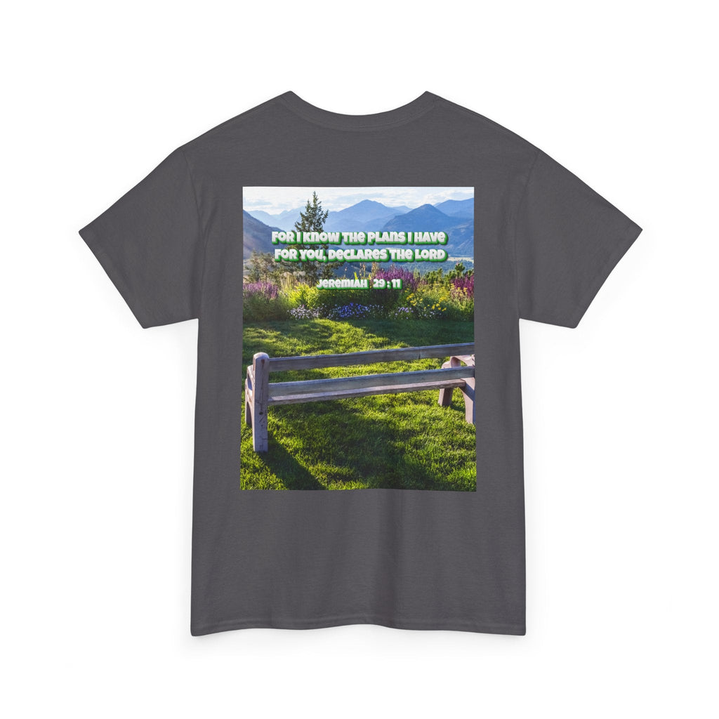 Bible Verse Unisex Tee -  Jeremiah 29 : 11 Printify