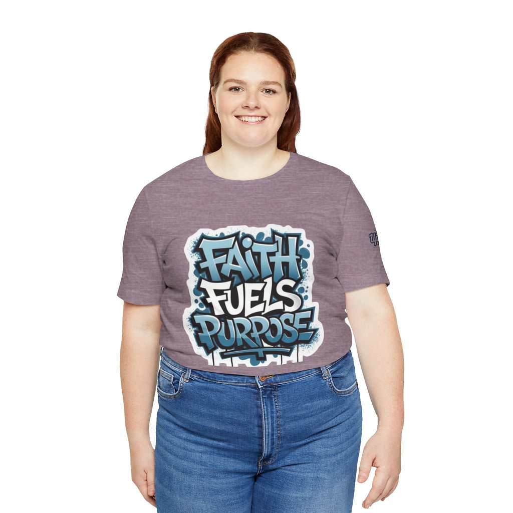 Faith Fuels Purpose T-shirt – Inspirational Christian T-shirt for Divine Drive & Unstoppable Belief Printify