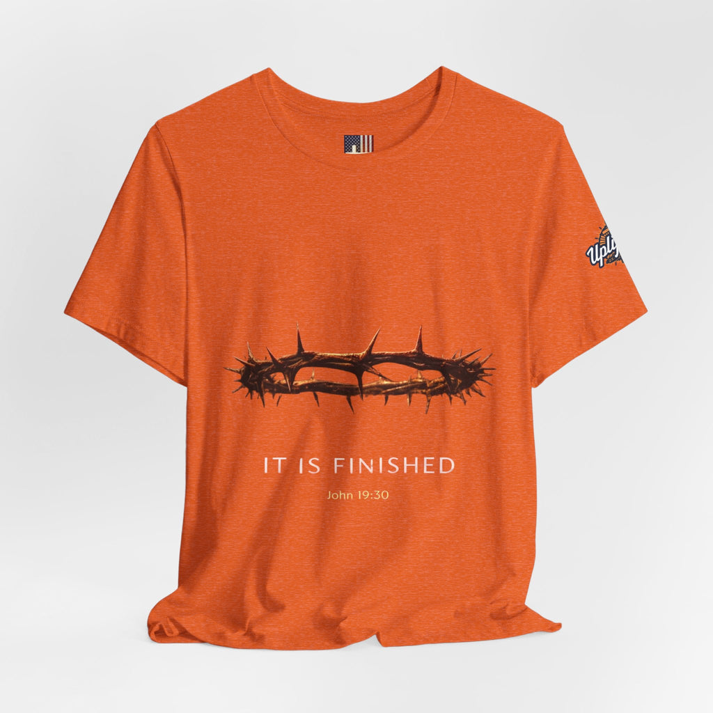 It Is Finished Crown of Thorns Tee — Christian John 19:30 Faith Shirt Printify