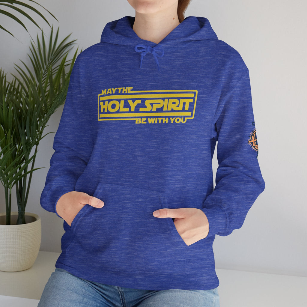 May the Holy Spirit Be With You Hoodie - Christian Star Wars Parody Hoodie Printify