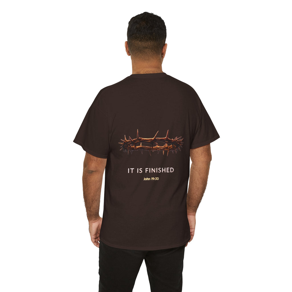 It Is Finished Crown of Thorns Tee — Christian John 19:30 Faith Shirt Printify