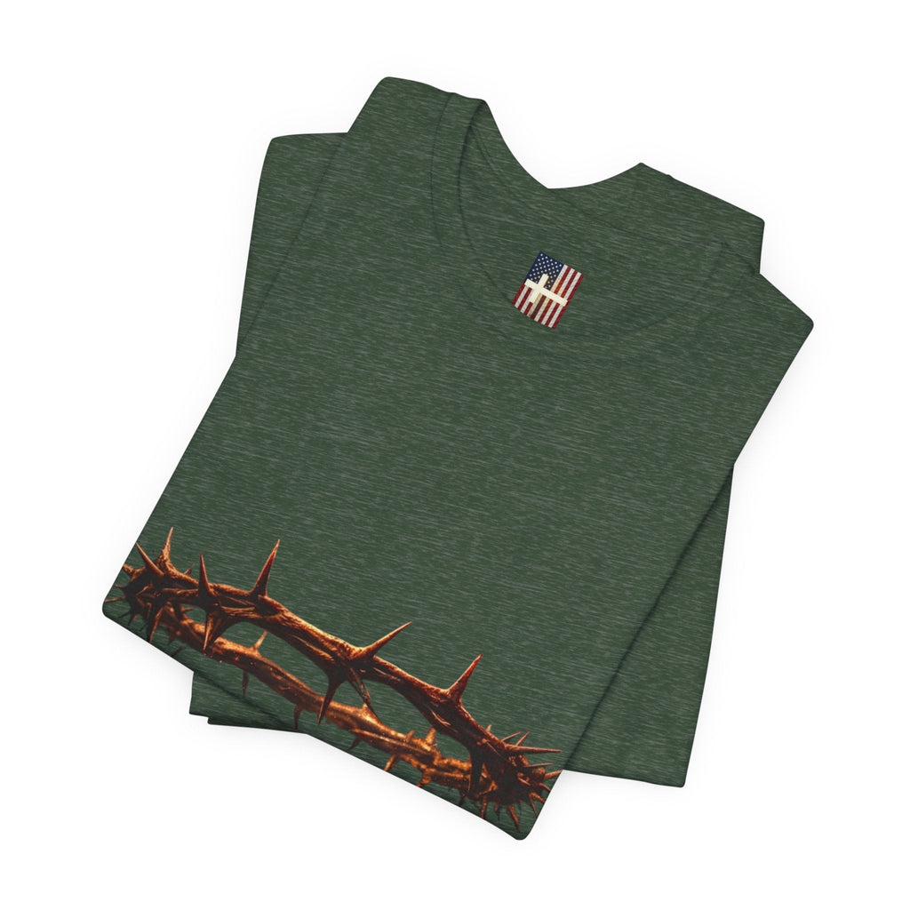 It Is Finished Crown of Thorns Tee — Christian John 19:30 Faith Shirt Printify