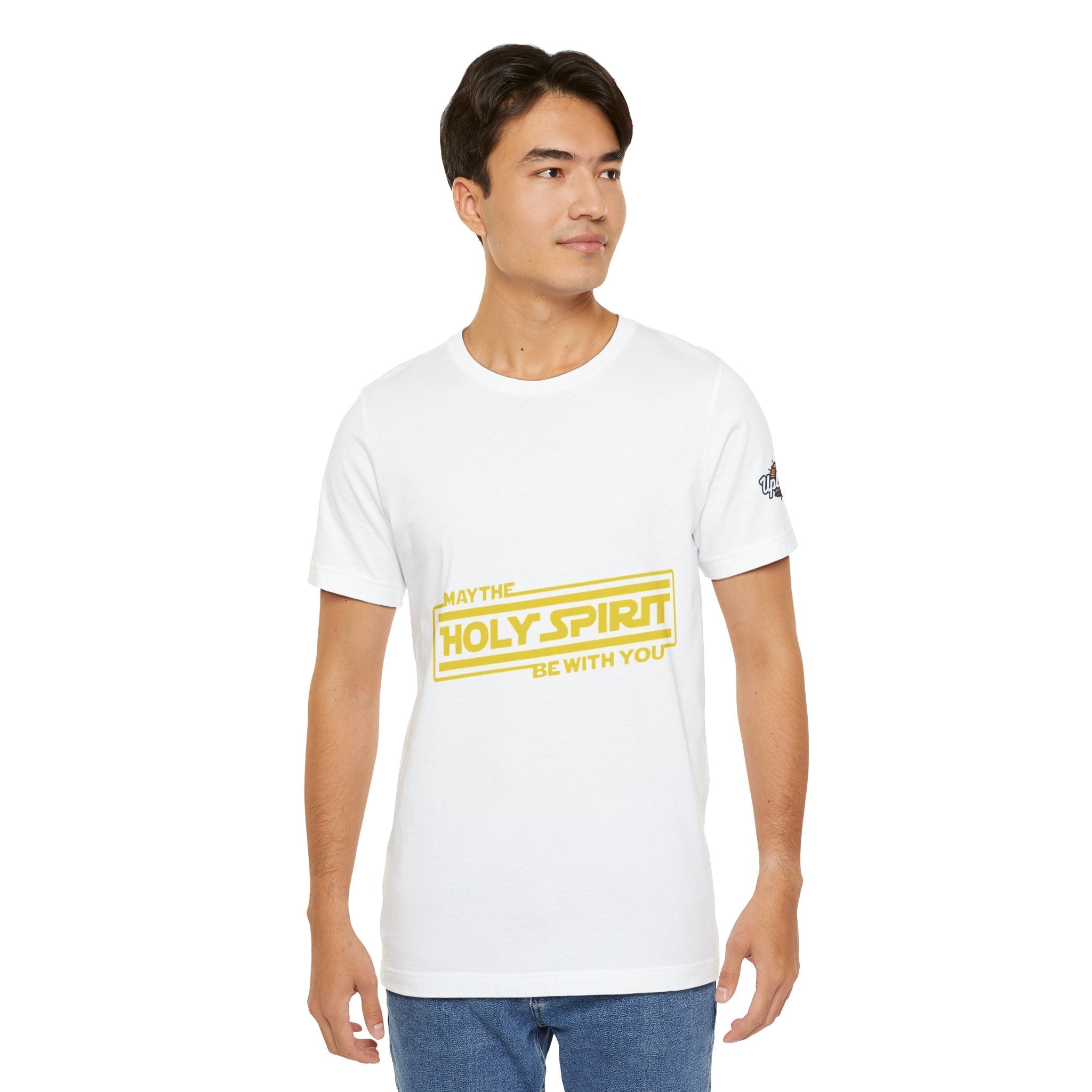 May the Holy Spirit Be With You T-shirt - Christian Star Wars Parody T-shirt Printify