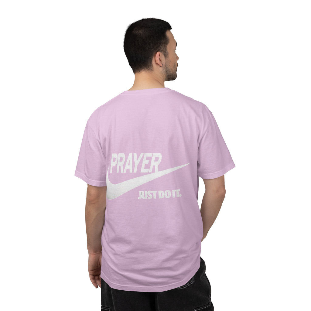 Prayer Just Do It T-shirt - Funny Christian Nike Parody T-shirt - Faith Gear Printify