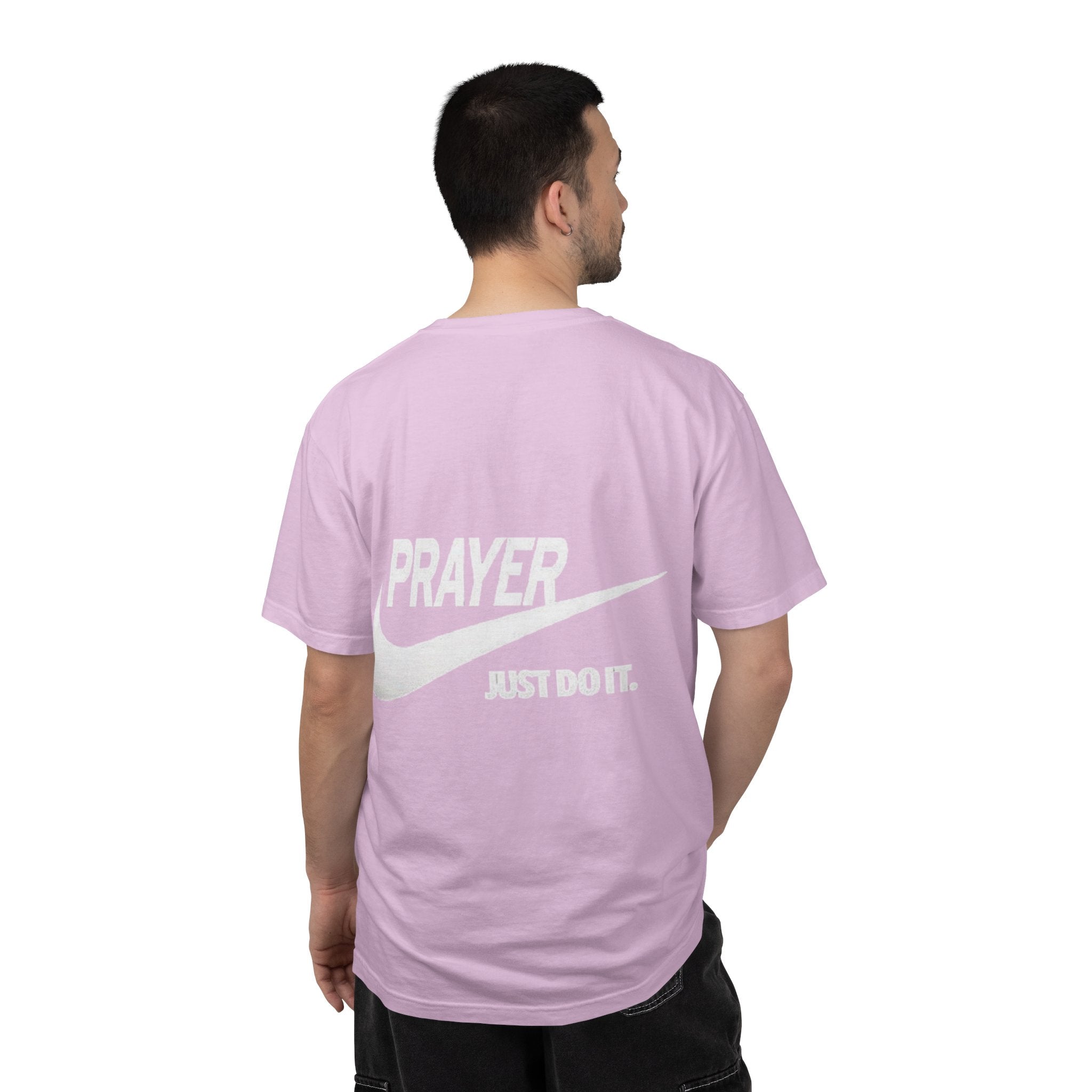 Prayer Just Do It T-shirt - Funny Christian Nike Parody T-shirt - Faith Gear Printify