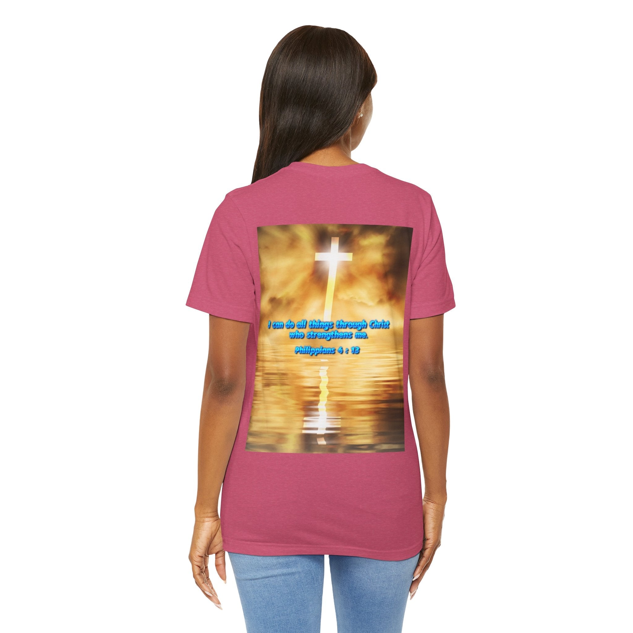 Unisex Tee Bible Verse - Philippians 4 : 13 Printify