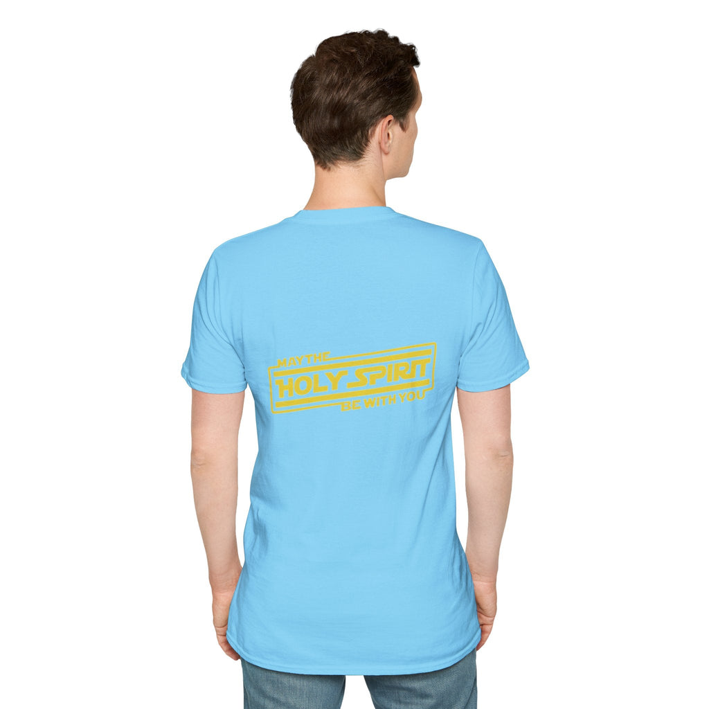 May the Holy Spirit Be With You T-shirt - Christian Star Wars Parody T-shirt Printify