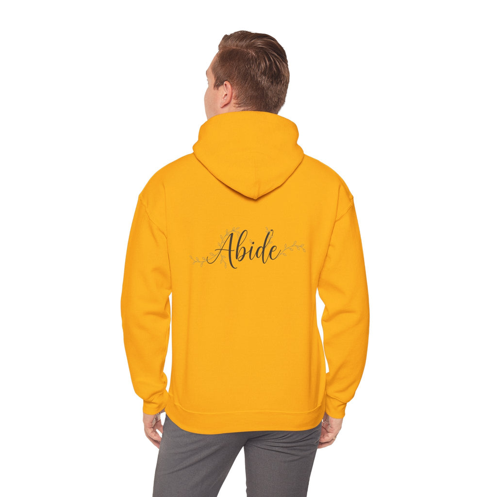 Abide Hoodie – Vine Wrapped John 15:5 Christian Hoodie for Cozy Devotion Printify