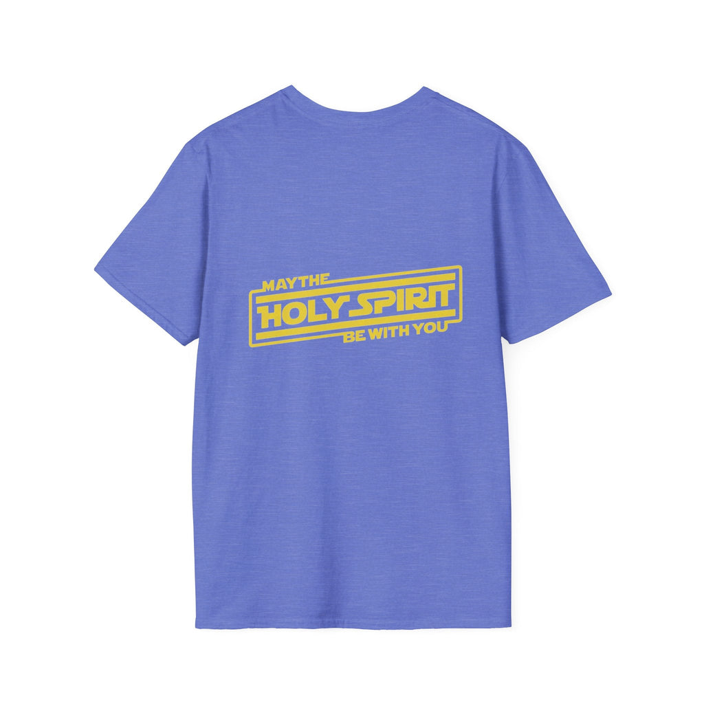 May the Holy Spirit Be With You T-shirt - Christian Star Wars Parody T-shirt Printify