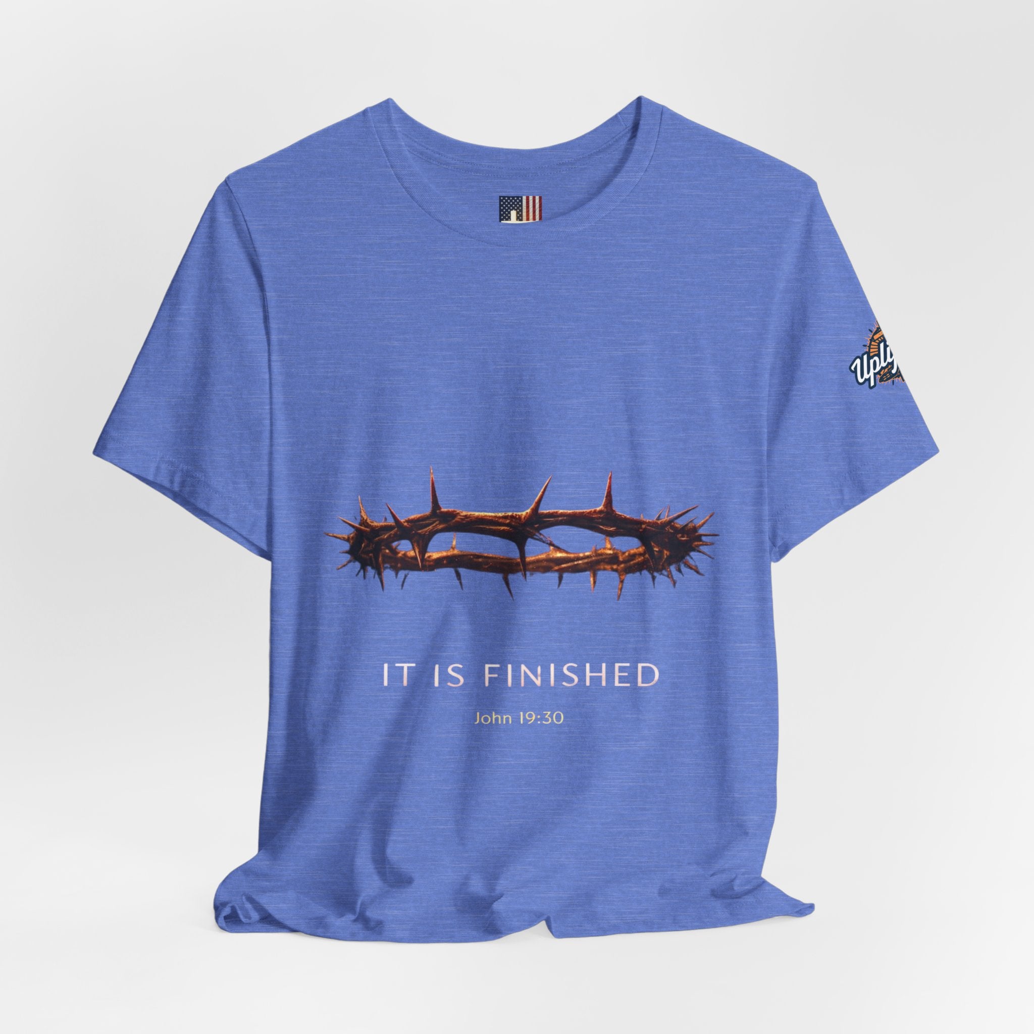 It Is Finished Crown of Thorns Tee — Christian John 19:30 Faith Shirt Printify