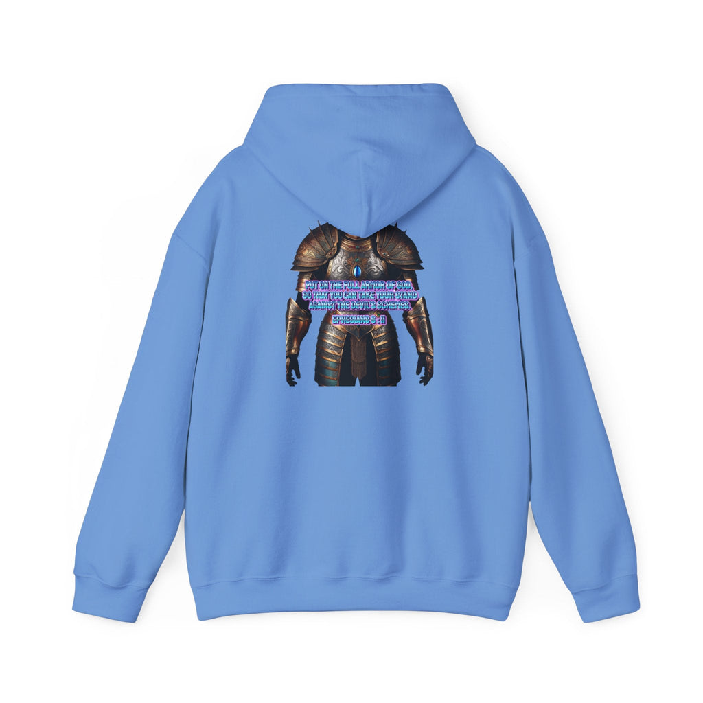 Religious Graphic Armor Of God Design - Unisex Heavy Blend™ Hooded Sweatshirt Printify