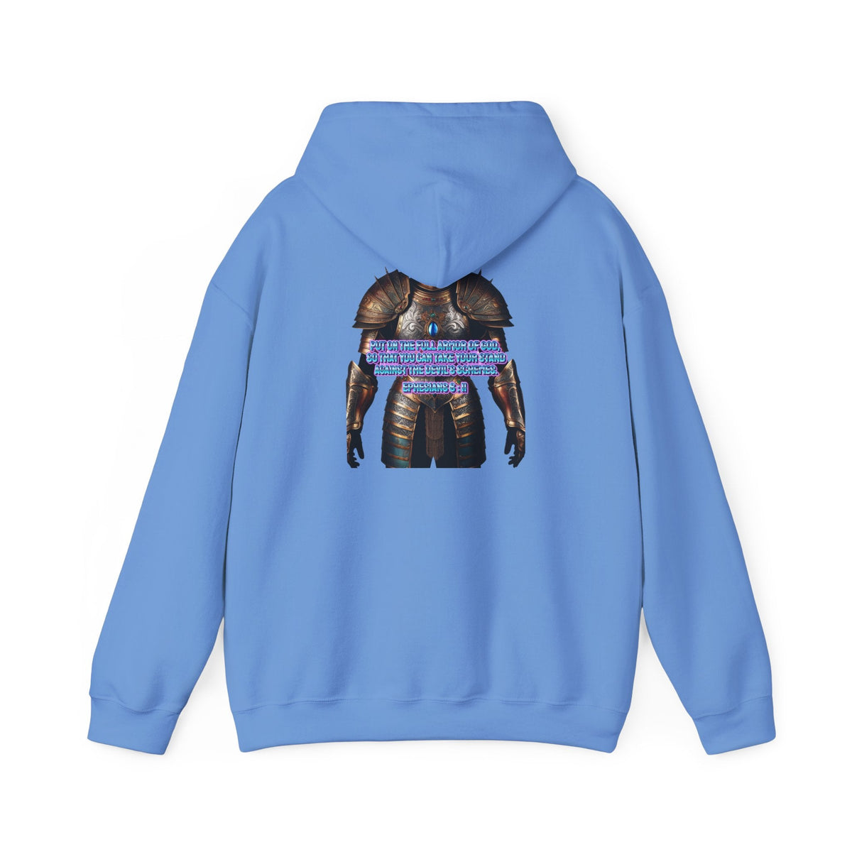 Religious Graphic Armor Of God Design - Unisex Heavy Blend™ Hooded Sweatshirt Printify