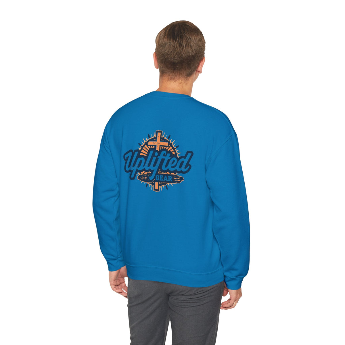 Uplifted Gear Christian Logo Sweatshirt Printify