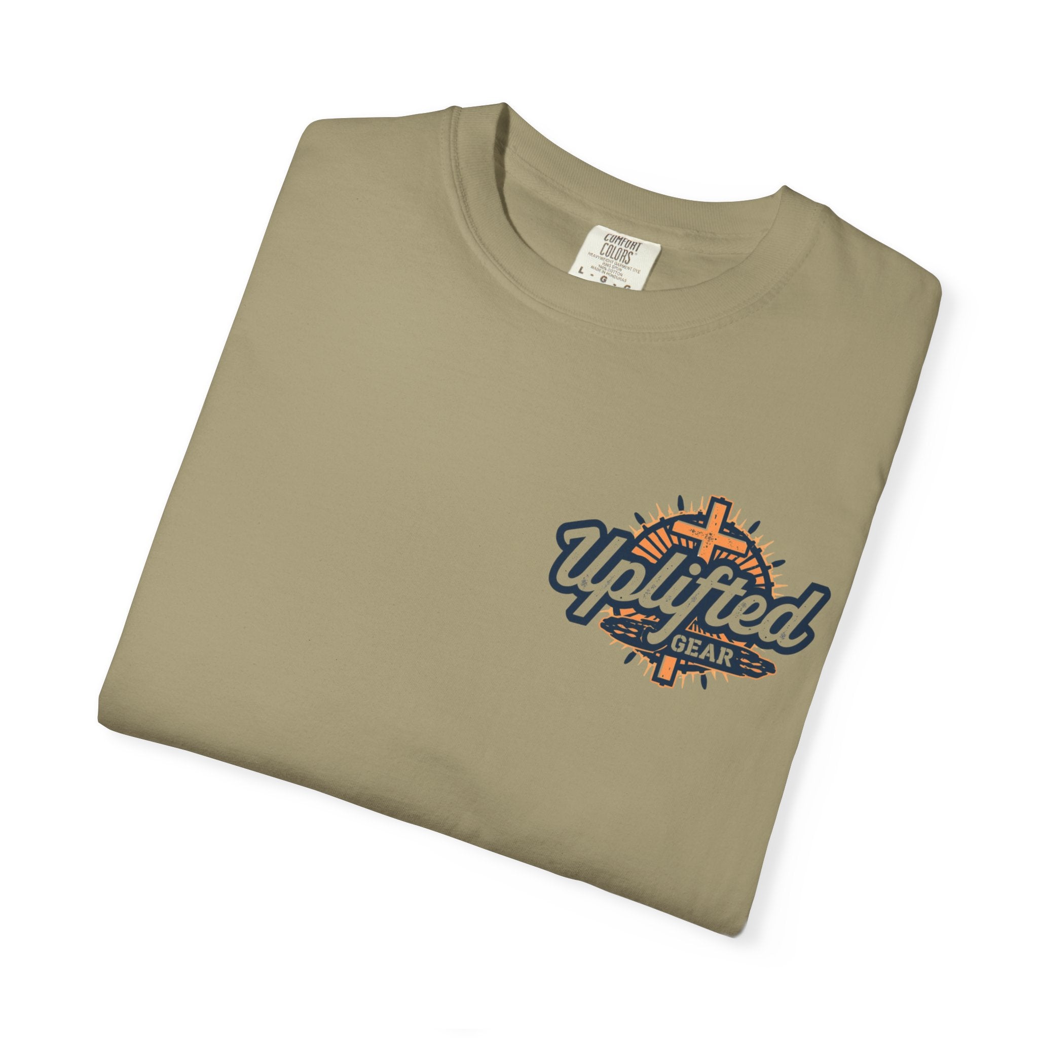 Religious Graphic Tee with Armor Of God Design - Unisex Garment-Dyed T-shirt Printify