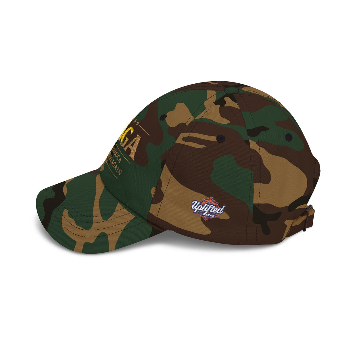 Dad Cap — "MAGA: Make America Godfearing Again" Embroidered Hat Printify