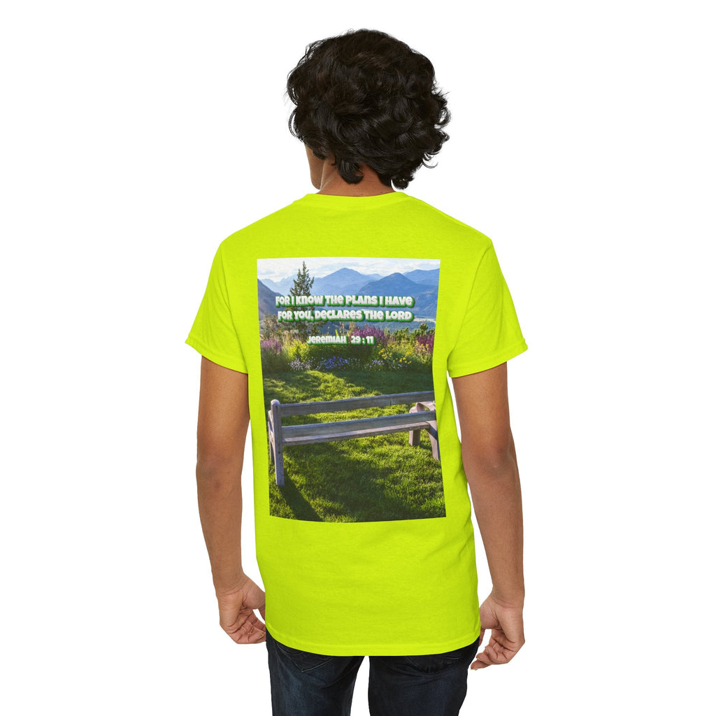 Bible Verse Unisex Tee -  Jeremiah 29 : 11 Printify