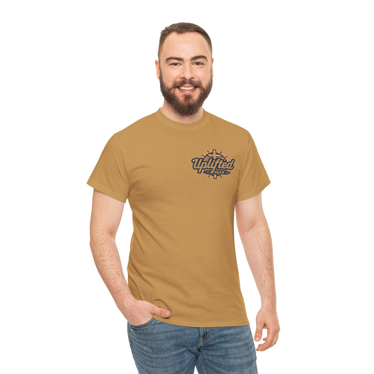 Religious Graphic Armor Of God Design - Unisex Heavy Cotton Tee Printify