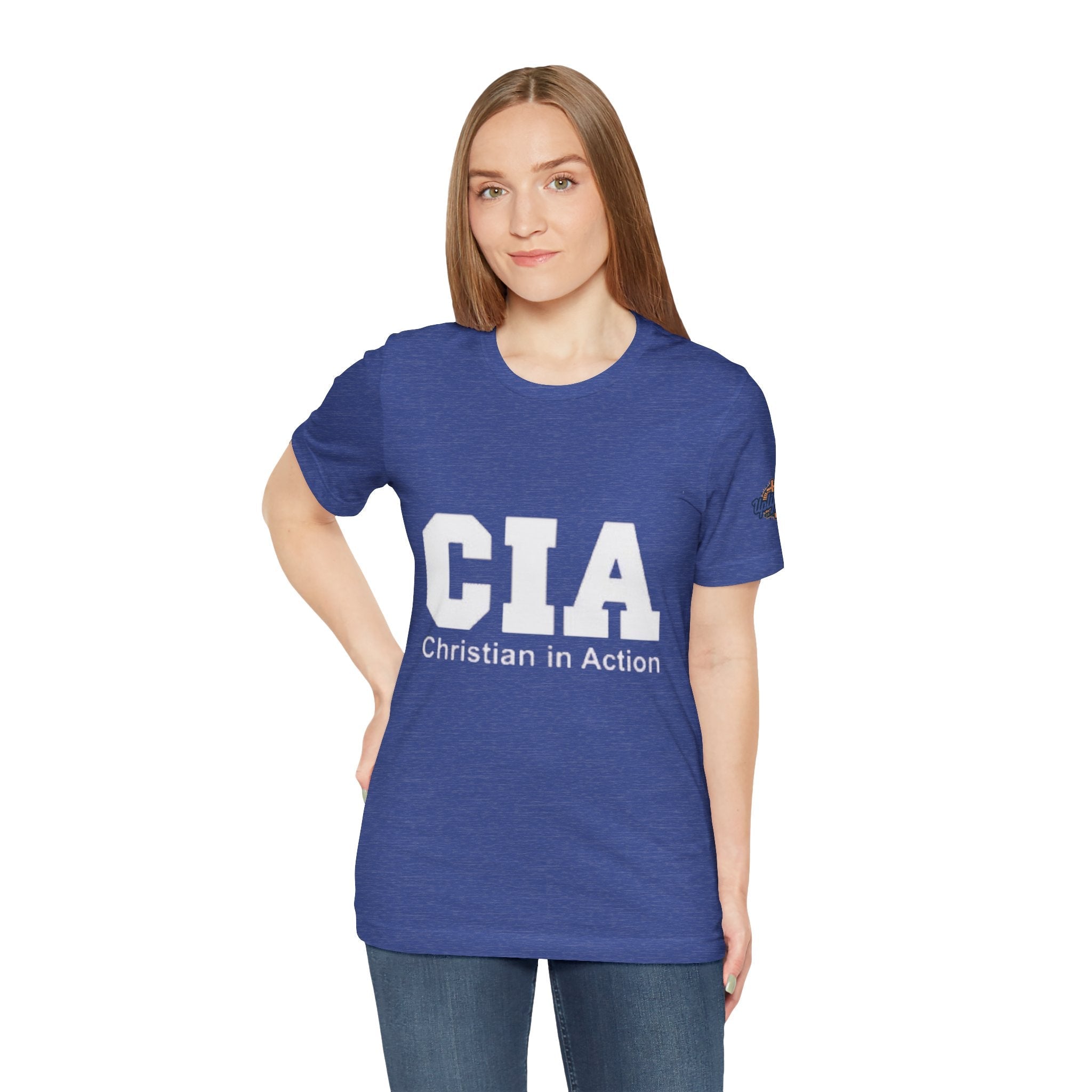 CIA Christian in Action T-shirt - Funny Faith Parody T-shirt - Mission Ready Apparel Printify