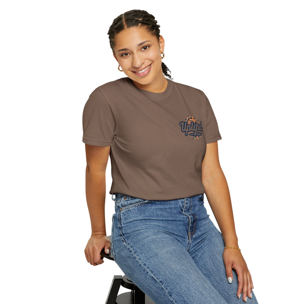 Bible Verse Unisex Garment-Dyed T-shirt -  Philippians 4 : 13 Printify