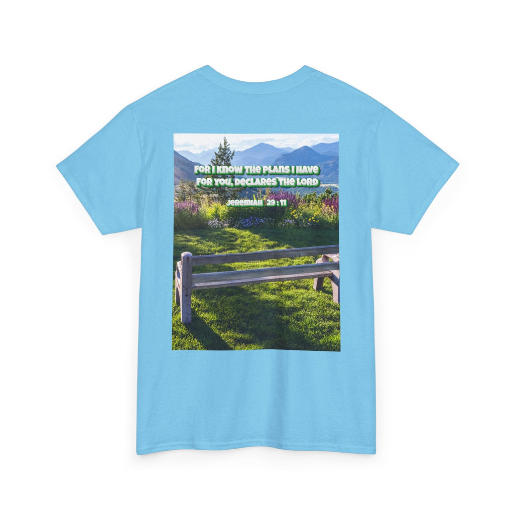 Bible Verse Unisex Tee -  Jeremiah 29 : 11 Printify