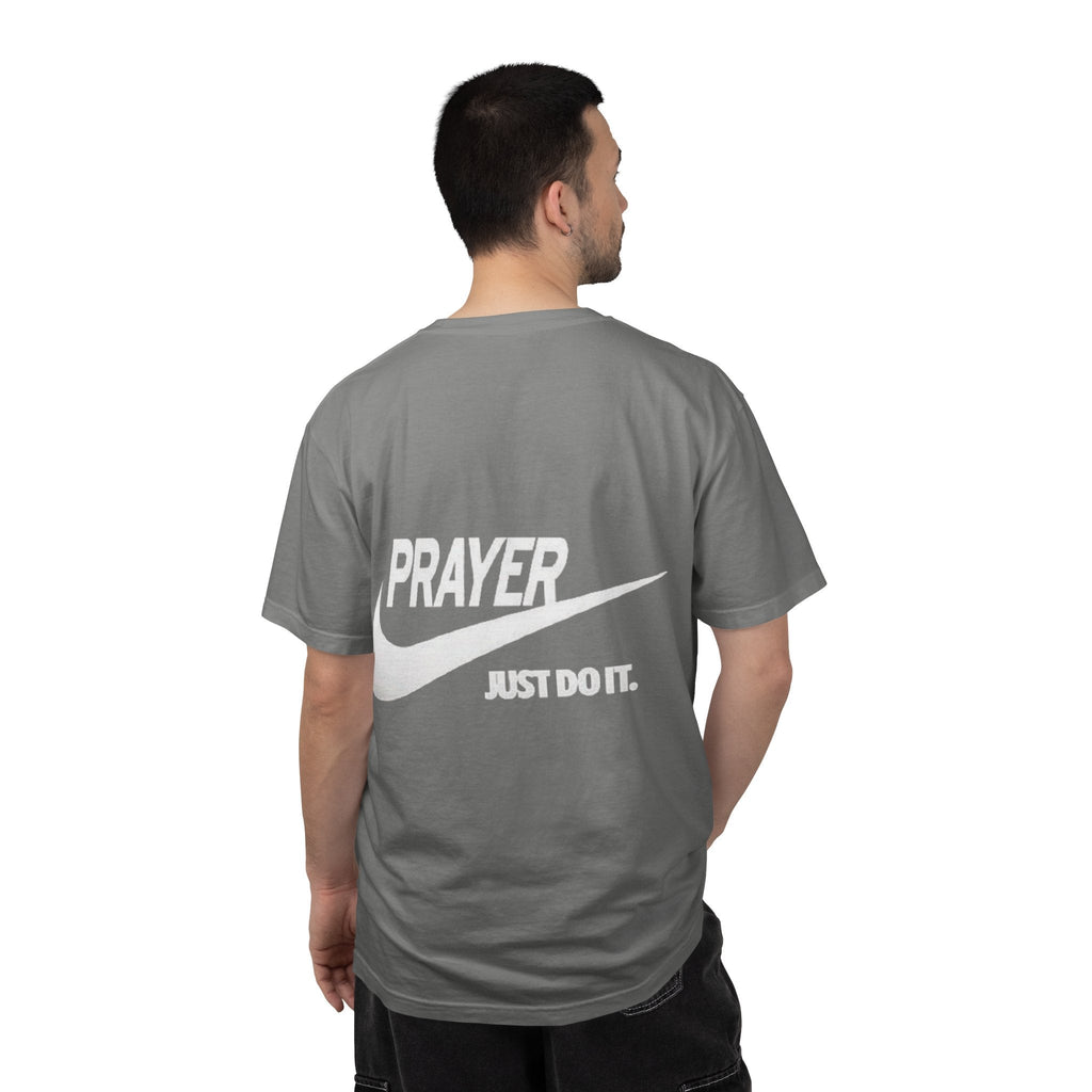Prayer Just Do It T-shirt - Funny Christian Nike Parody T-shirt - Faith Gear Printify