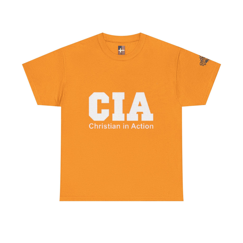CIA Christian in Action T-shirt - Funny Faith Parody T-shirt - Mission Ready Apparel Printify