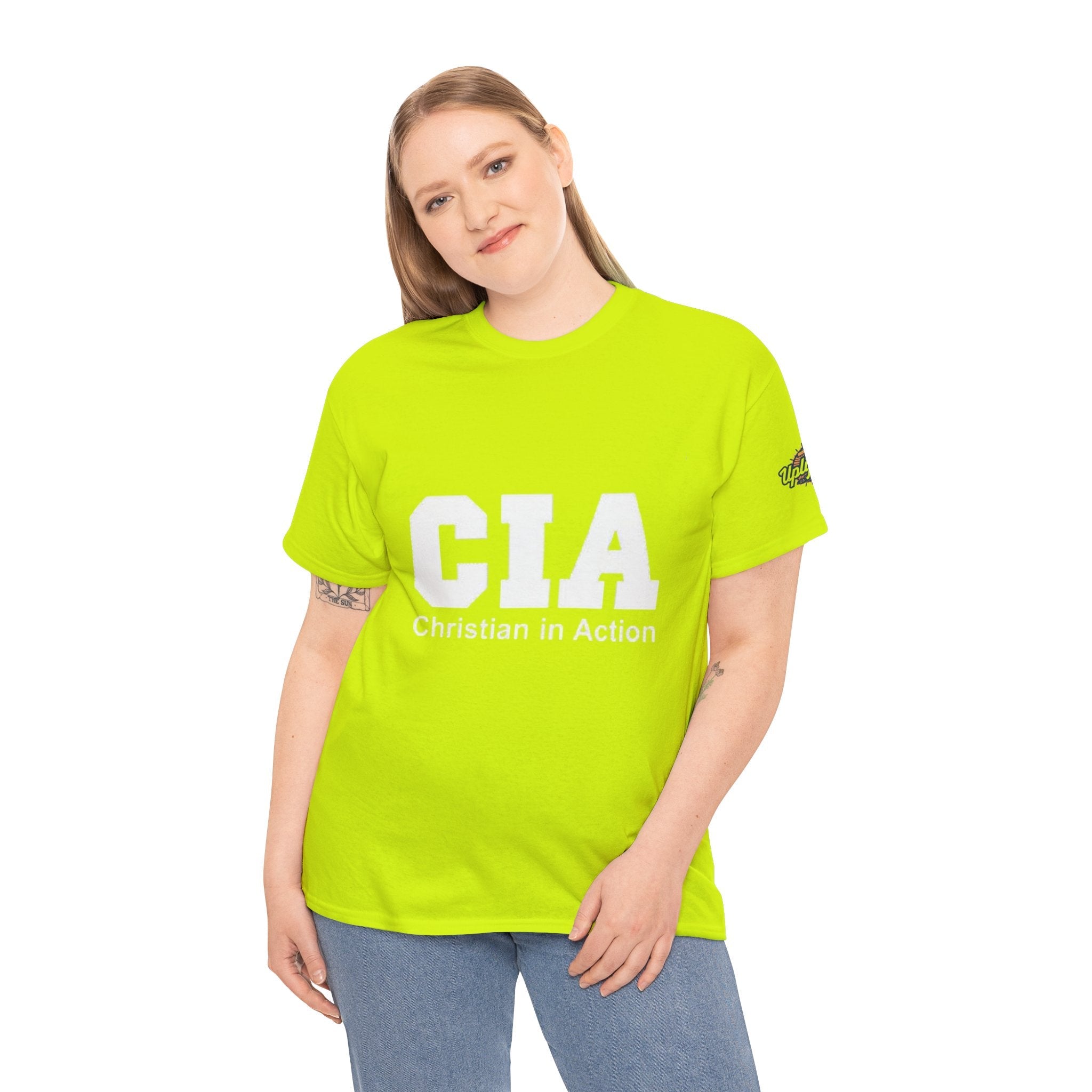 CIA Christian in Action T-shirt - Funny Faith Parody T-shirt - Mission Ready Apparel Printify