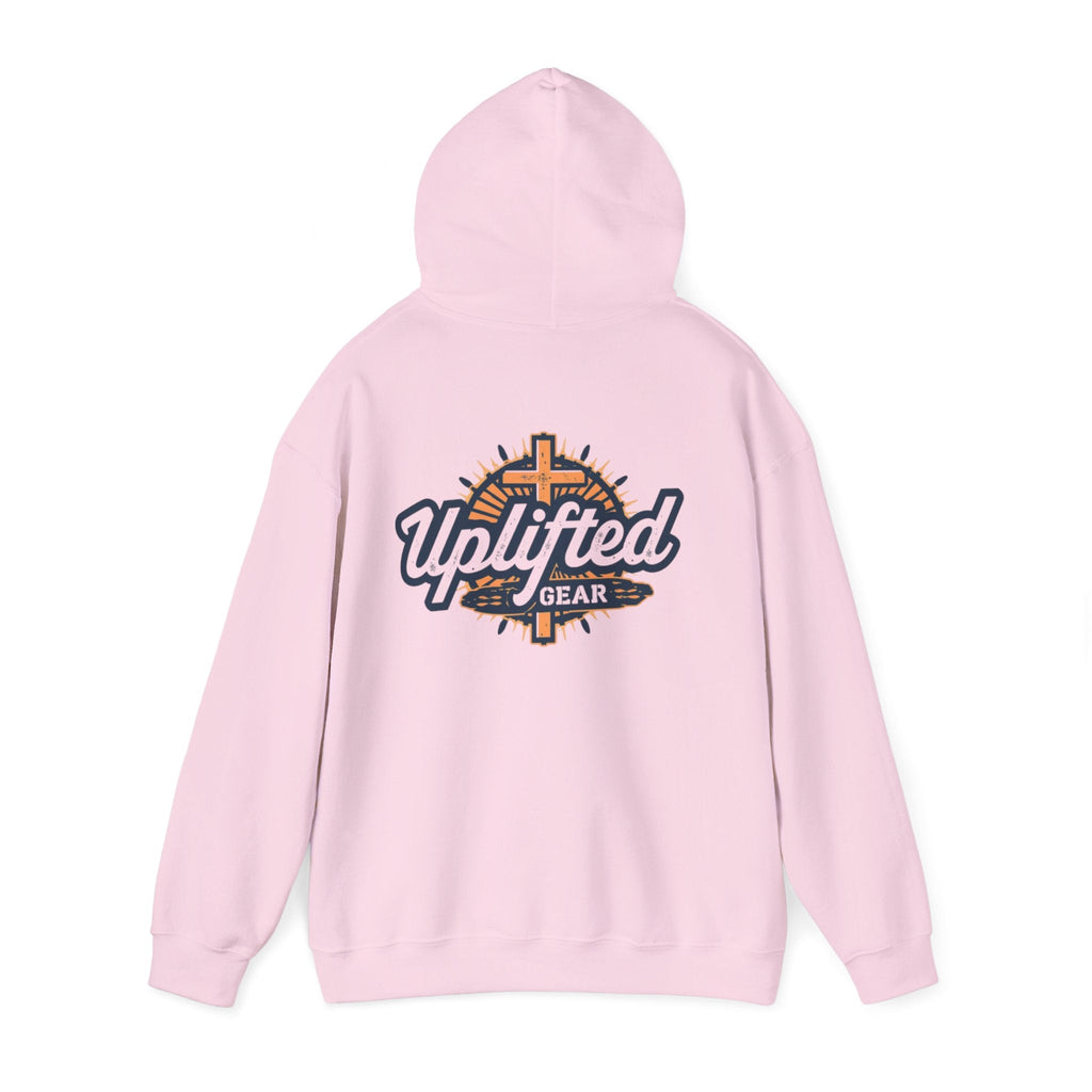 Uplifted Gear Christian Hoodie – Bold Logo Faith Hoodie for Inspired Living Printify