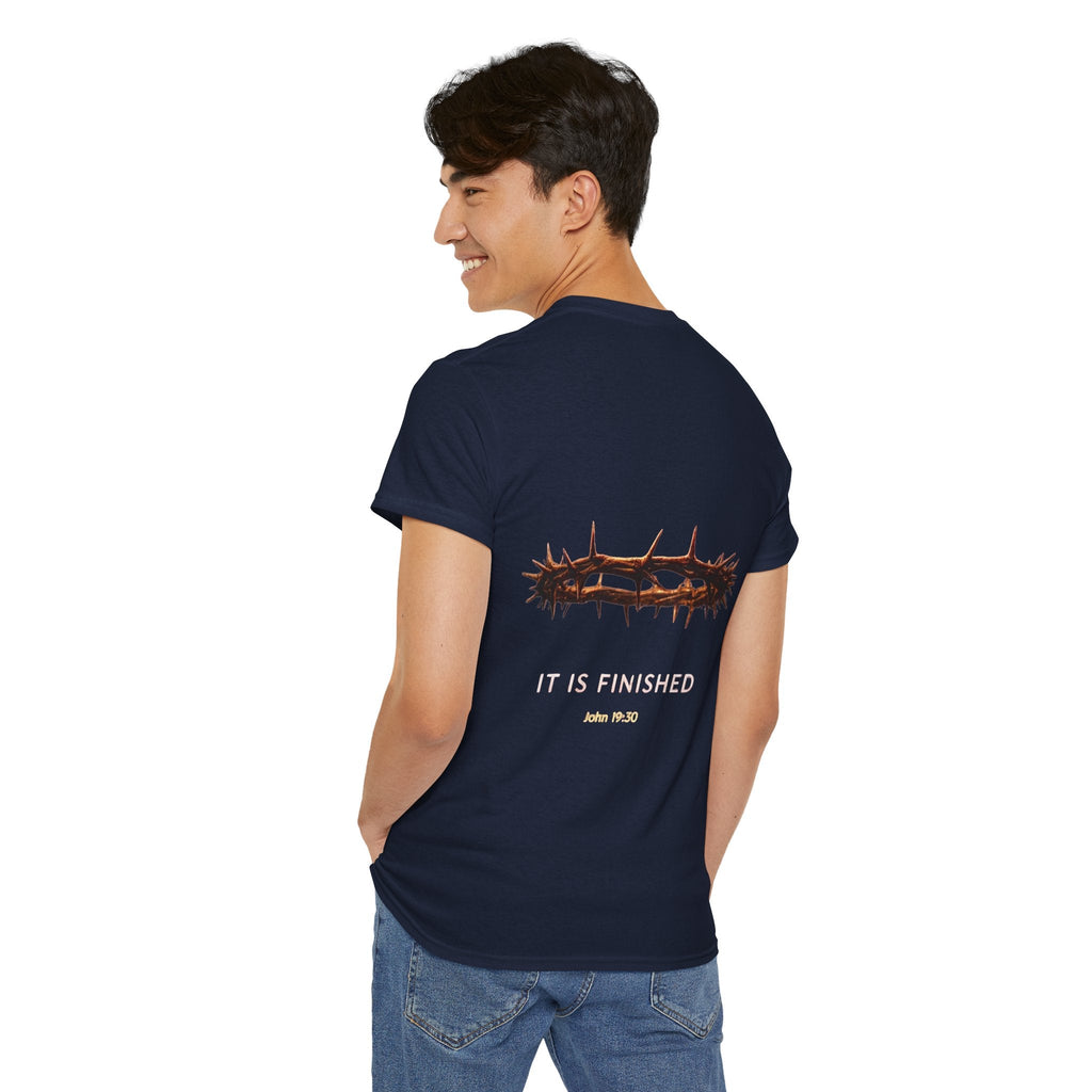 It Is Finished Crown of Thorns Tee — Christian John 19:30 Faith Shirt Printify