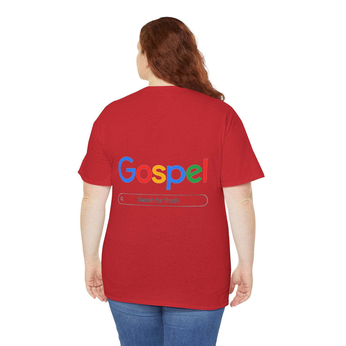 Gospel Graphic Tee — "Gospel" Colorful Logo Christian T-Shirt Printify