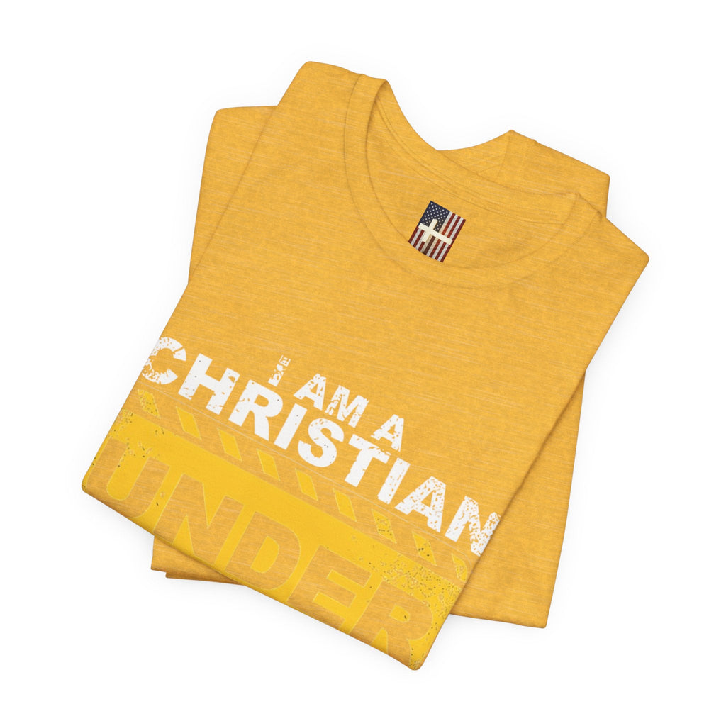 Christian Under Construction T-shirt | God Is Not Done With Me Yet T-shirt Printify