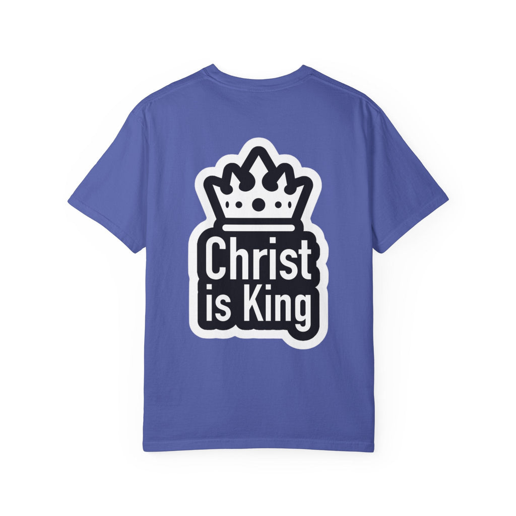Christ is King T-Shirt – Bold Crown & Cross Christian Tee for Unashamed Faith Printify