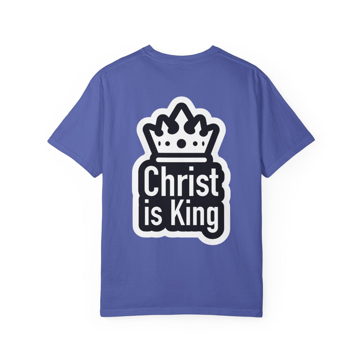 Christ is King T-Shirt – Bold Crown & Cross Christian Tee for Unashamed Faith Printify