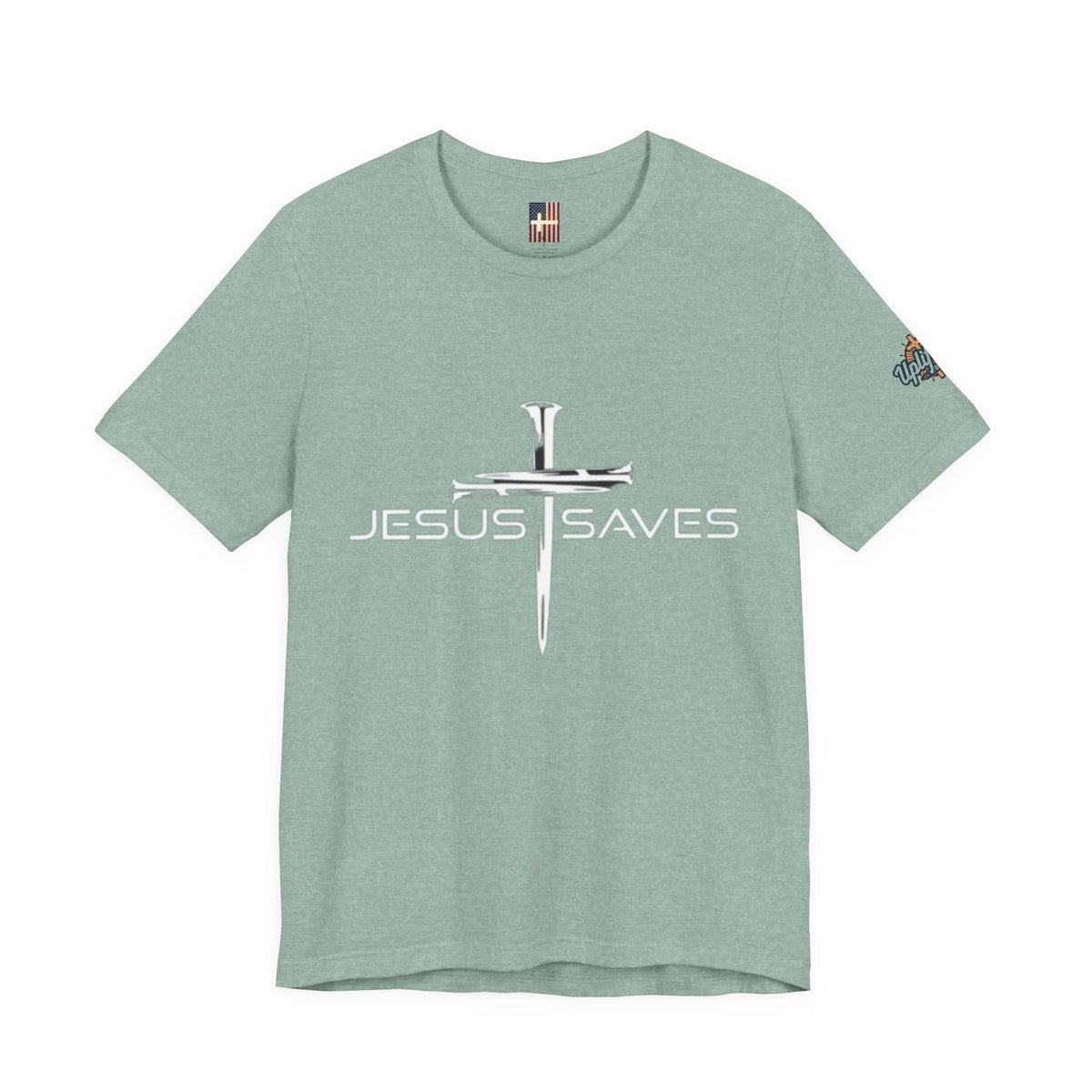 Copy of Jesus Saves T-shirt – 3 Nails Crucifix Cross Christian T-shirt for Redemption Faith & Bold Salvation Printify