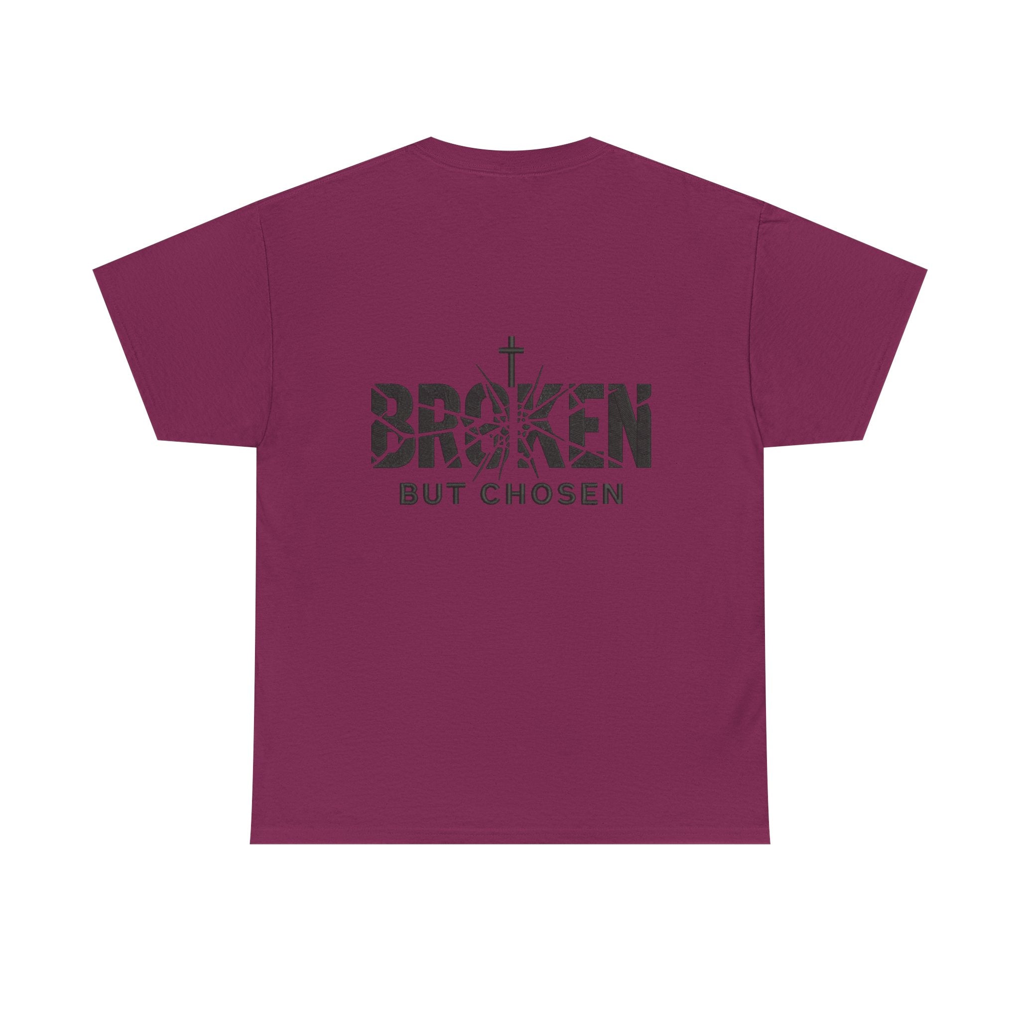Broken But Chosen T-Shirt — Inspirational Faith Graphic Tee Printify
