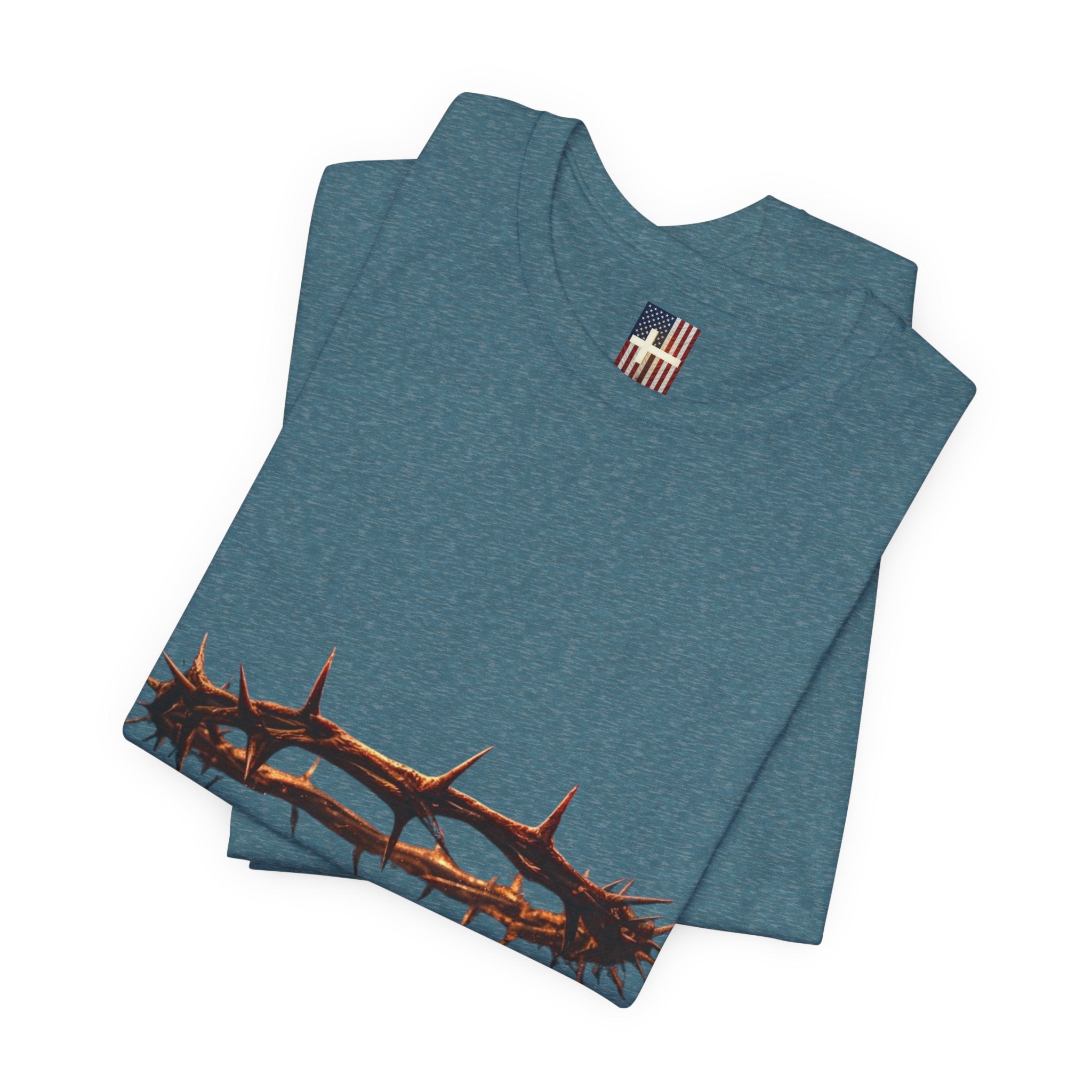 It Is Finished Crown of Thorns Tee — Christian John 19:30 Faith Shirt Printify