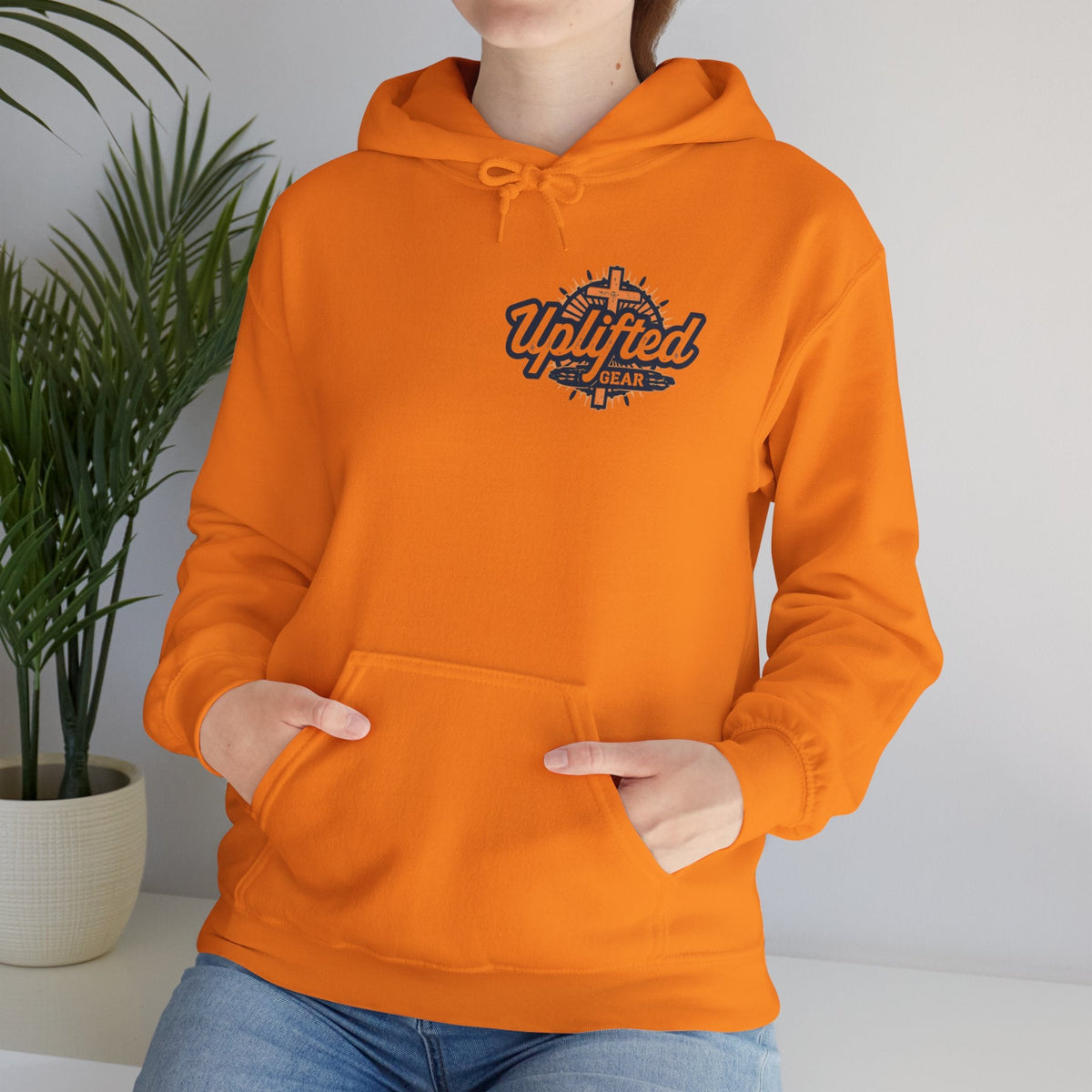 Trust in The Lord Proverbs 3:5-6 Biblical Design Unisex Heavy Blend™ Hooded Sweatshirt Printify