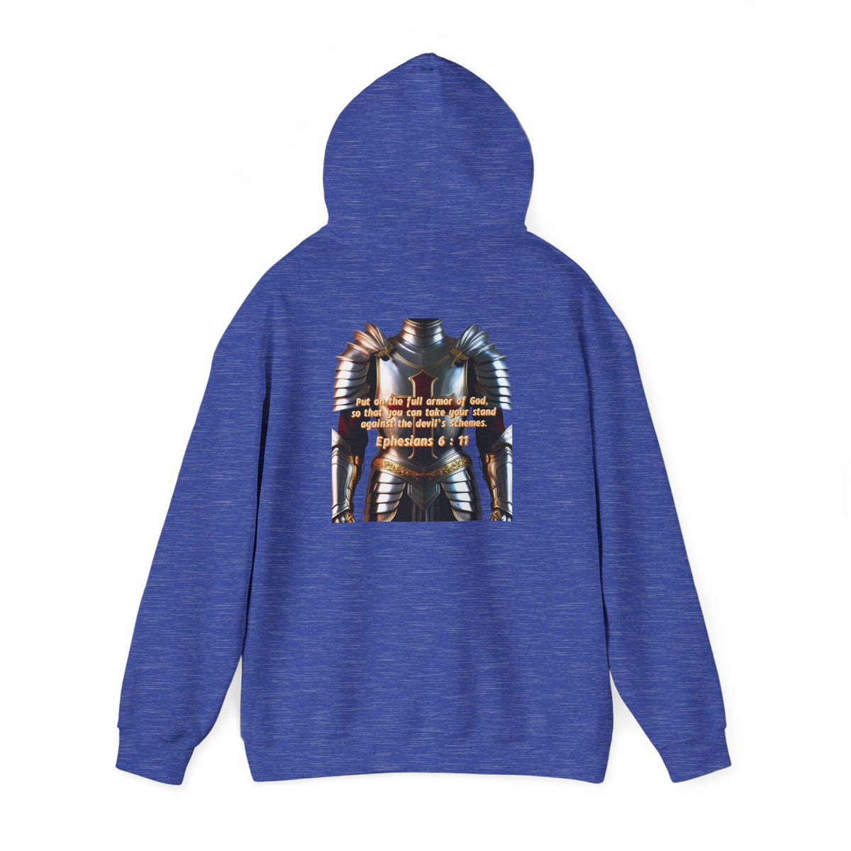 Religious Graphic Armor Of God Design - Unisex Heavy Blend™ Hooded Sweatshirt Printify