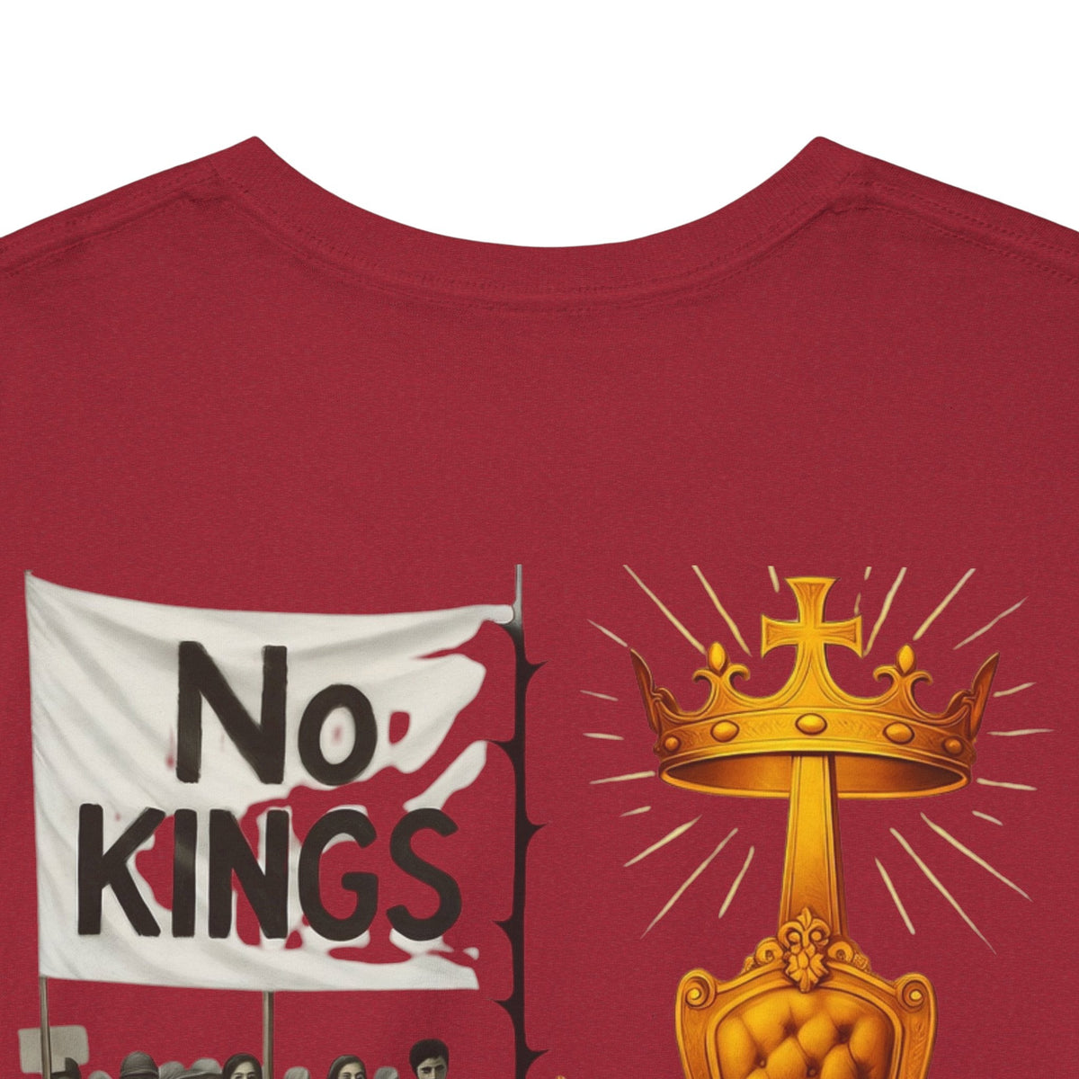 No Kings? Christ is King T-Shirt – Bold Christian Faith Tee for Devoted Believers Printify