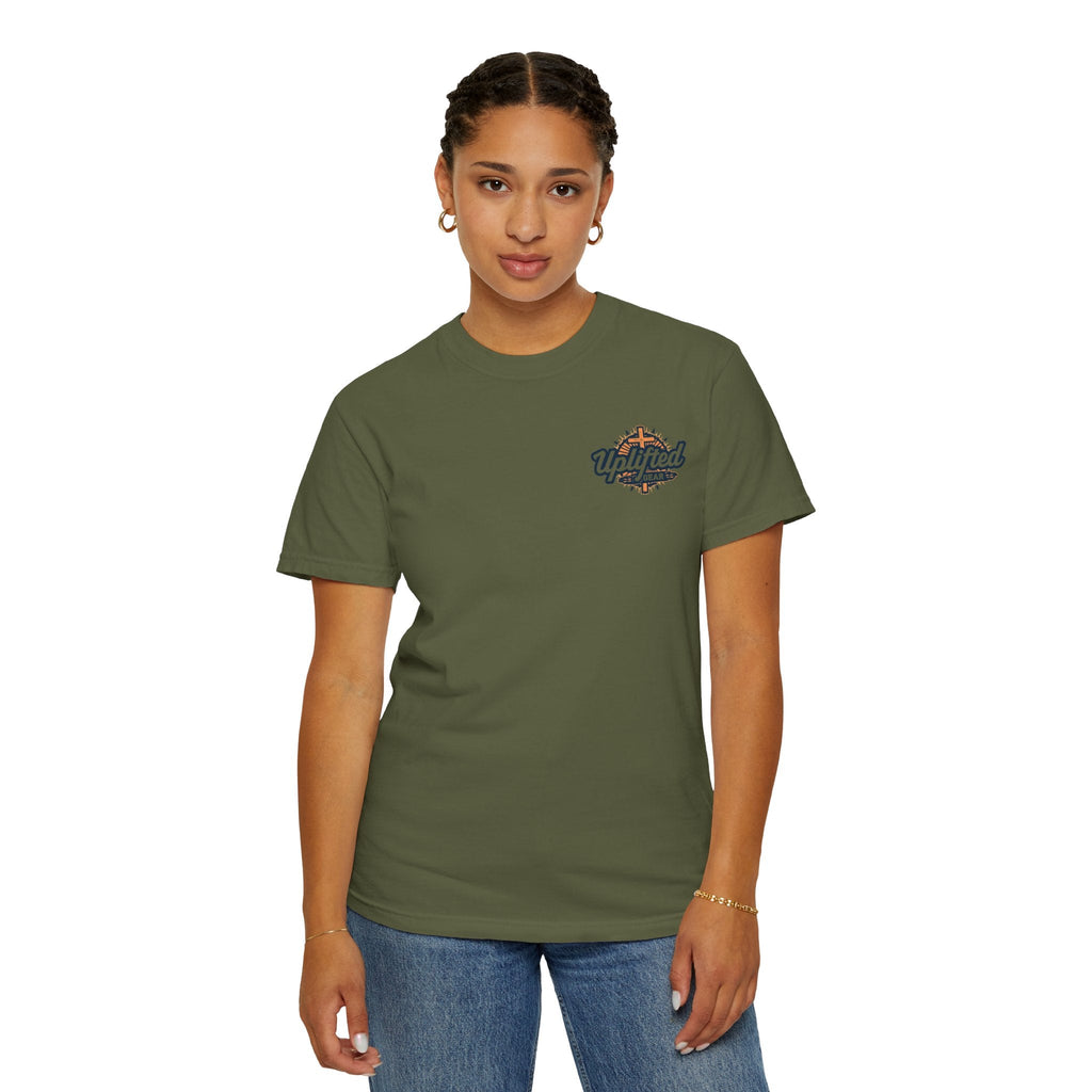 Bible Verse Unisex Garment-Dyed T-shirt - Isaiah 41 : 10 Printify