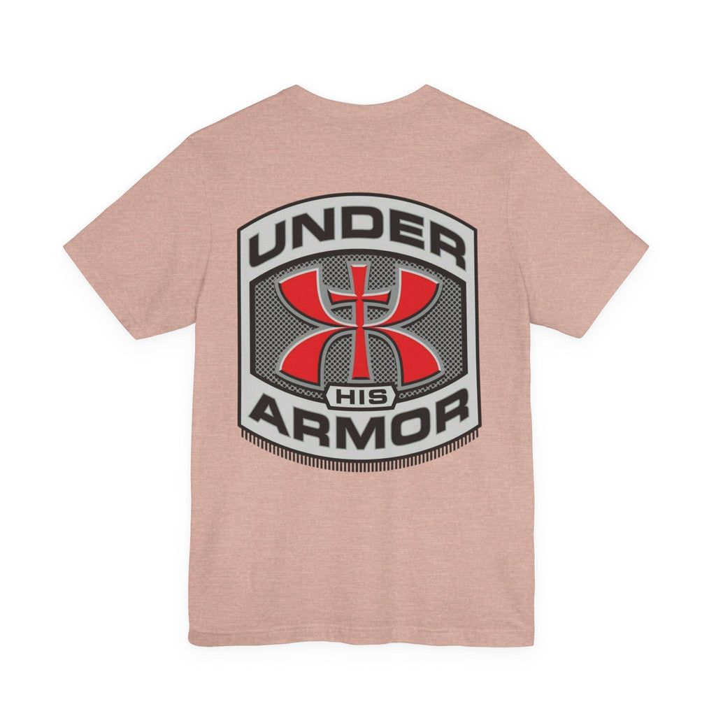 Under HIS Armor Christian T-Shirt — Faith-Inspired Under Armour Style Printify